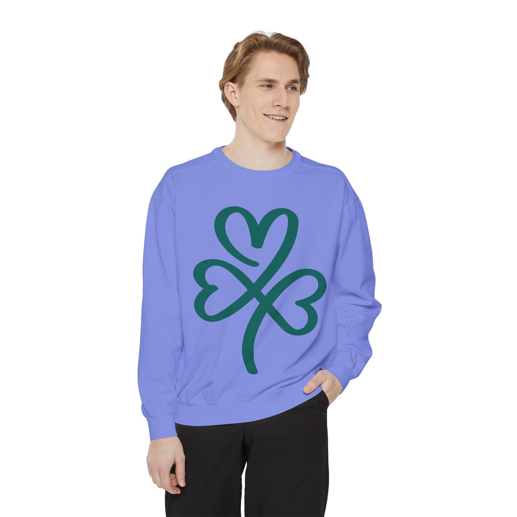 Heart Clover Cotton Sweatshirt