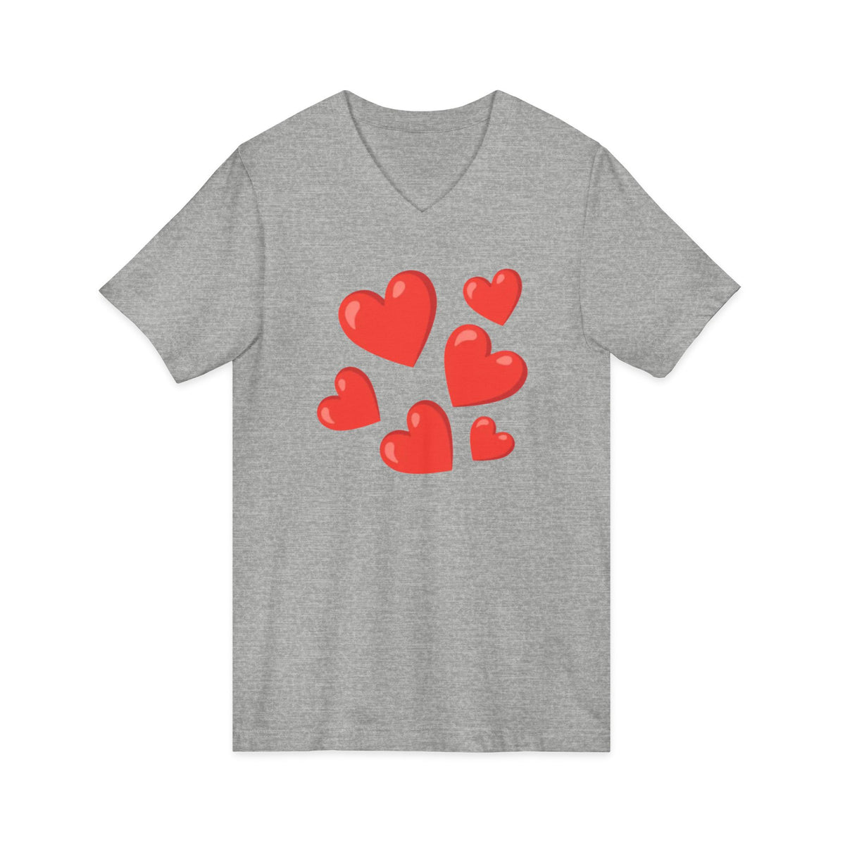 Unisex Jersey Short Sleeve V-Neck Tee