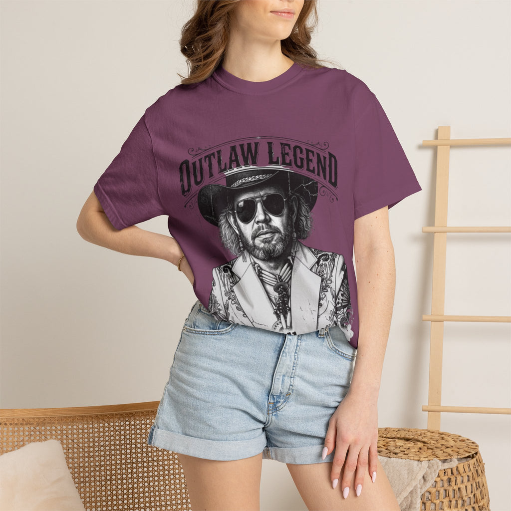 Outlaw Legend Tribute T-Shirt — David Allan Coe Memorial Graphic Tee