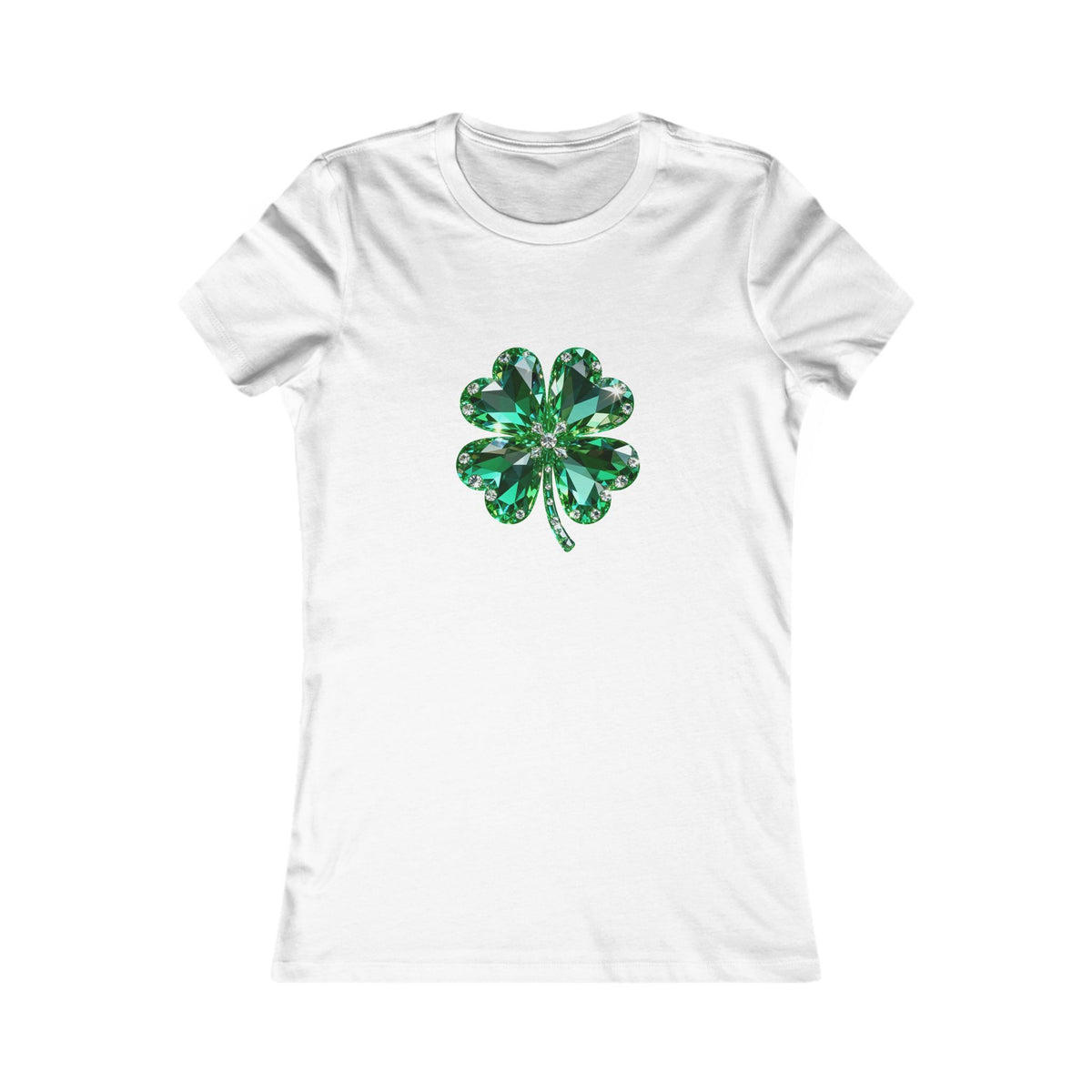 Women's T‑Shirt — Green Shamrock Clover Graphic St. Patrick's Day Tee