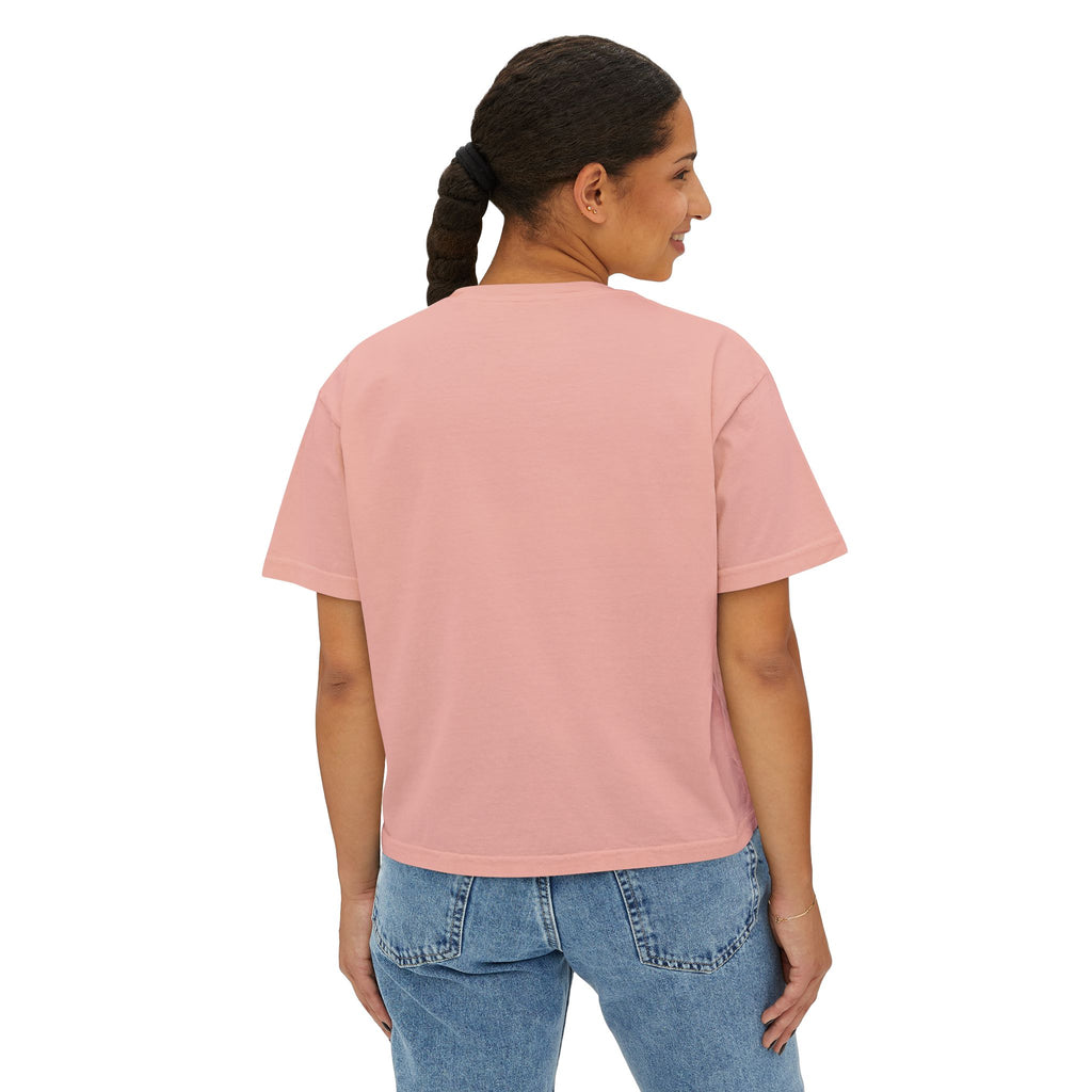 Cat Mom Boxy Cotton Tee