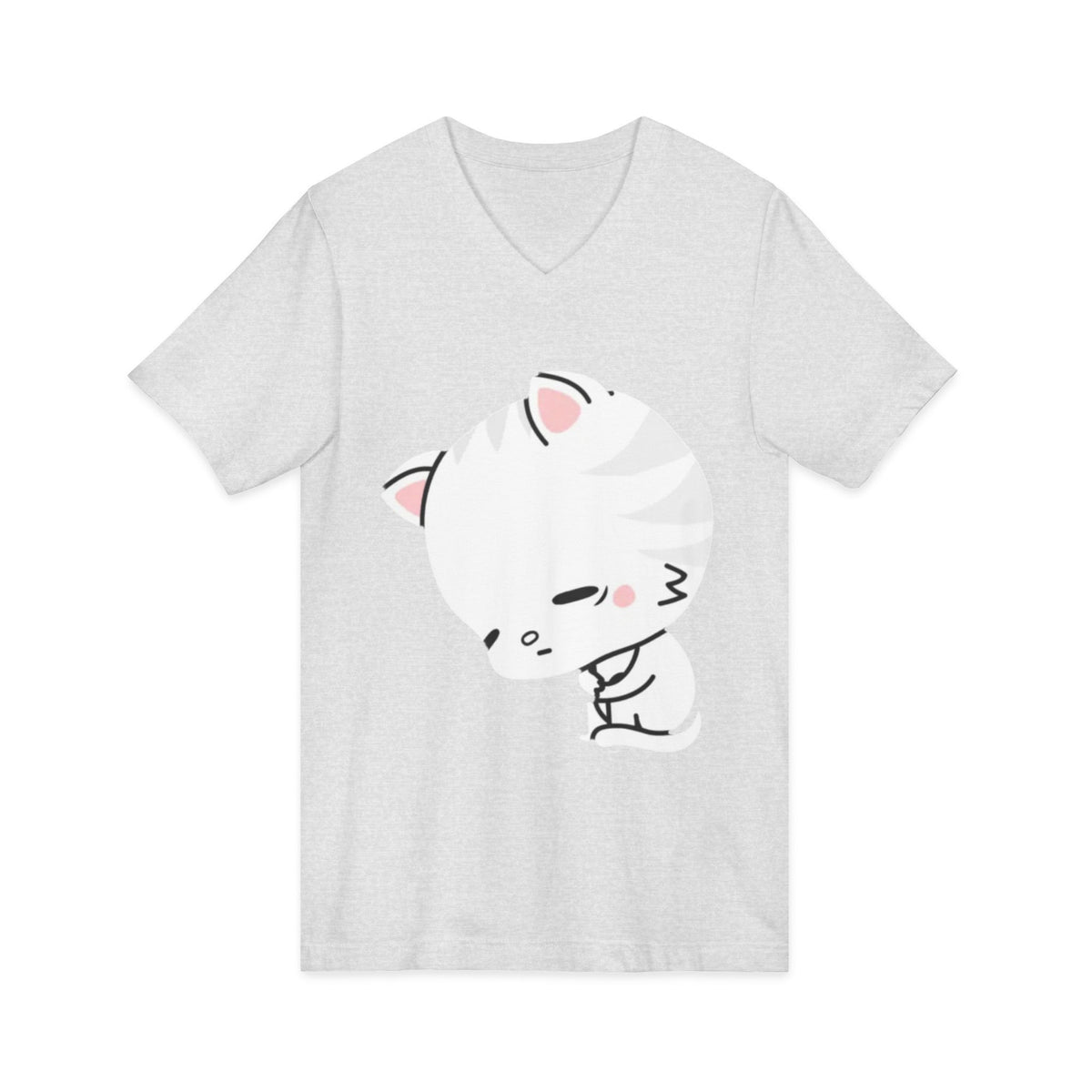 Unisex Jersey Short Sleeve V-Neck Tee