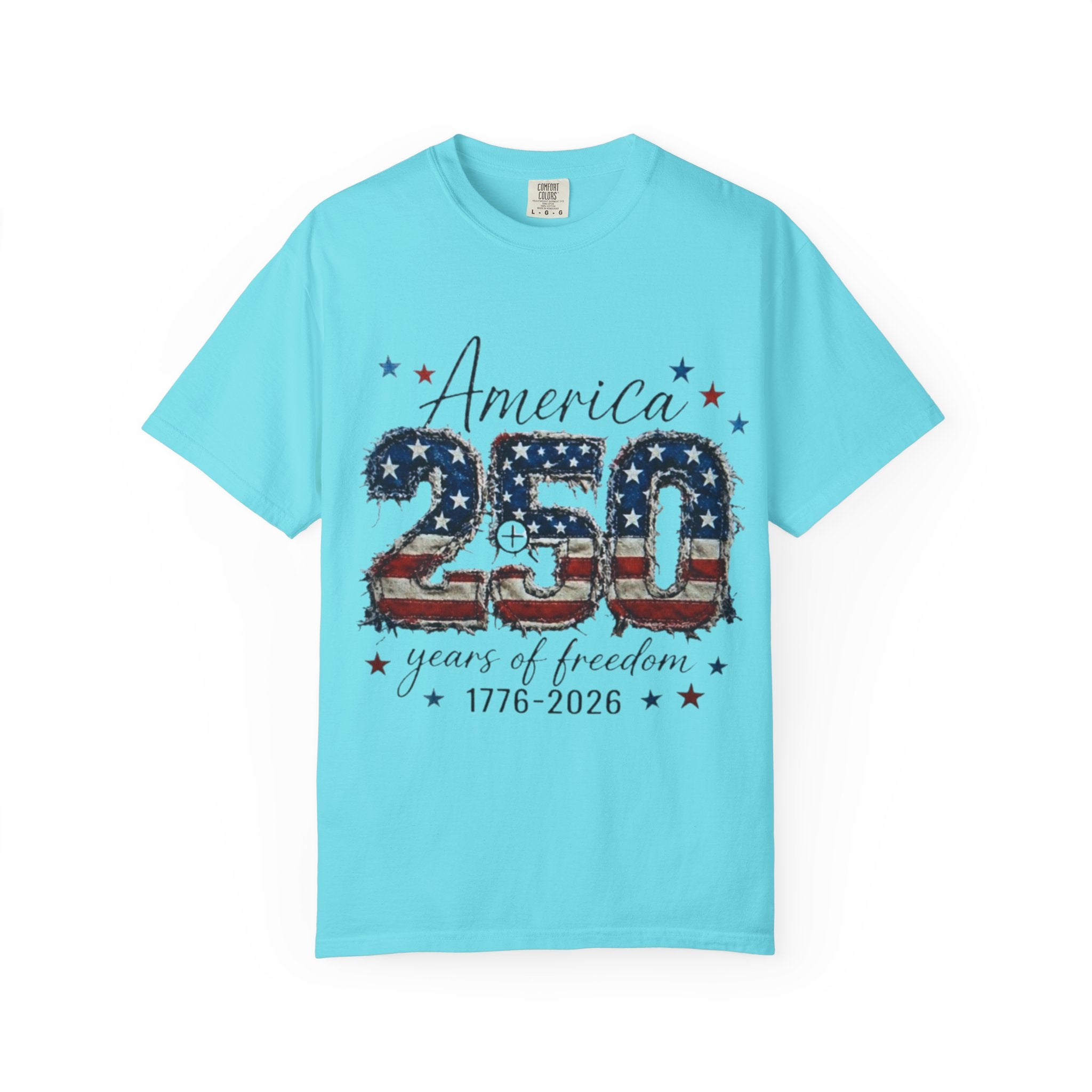 America 250 T-Shirt — 1776–2026 Stars & Stripes Patriotic Tee