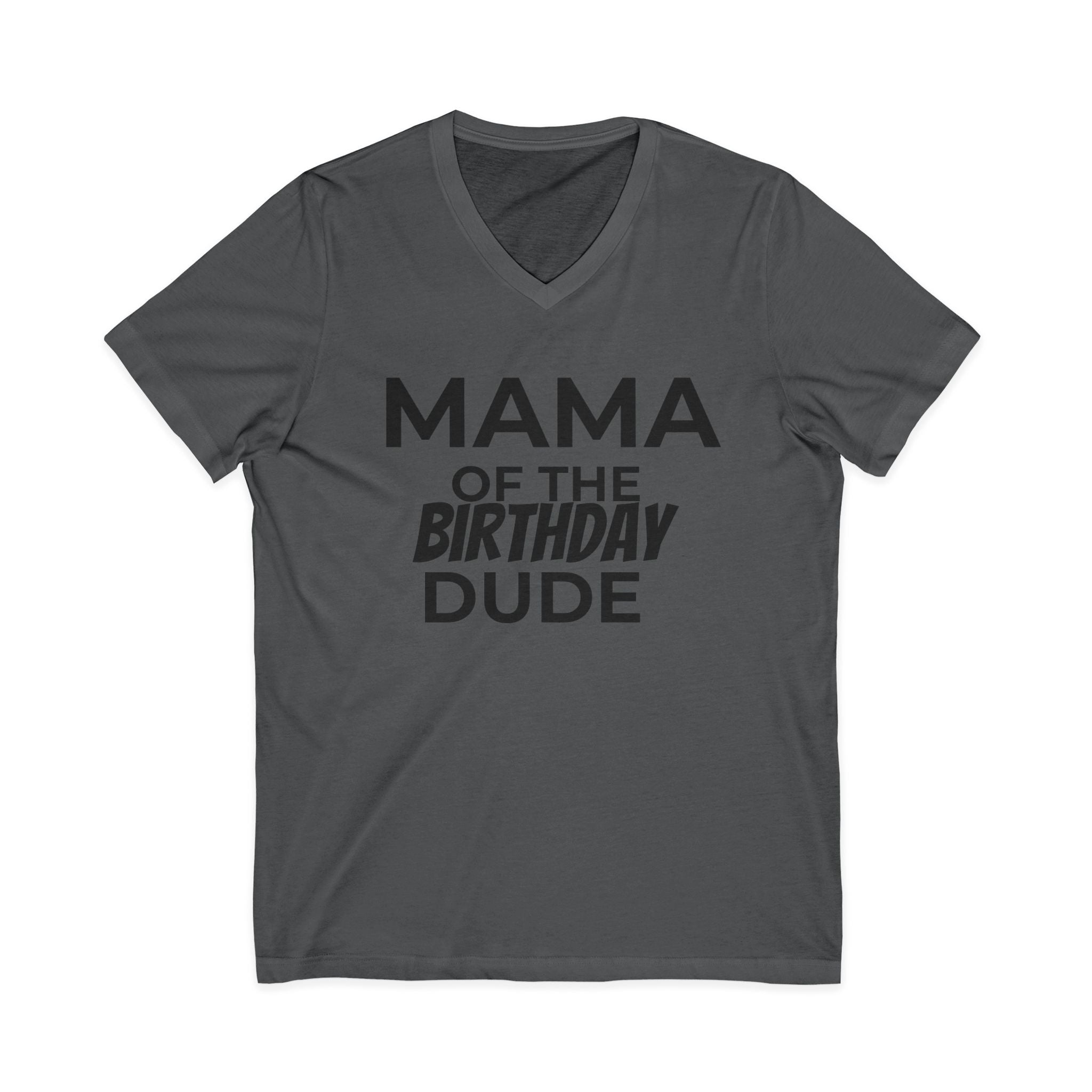 Birthday Mama Cotton V-Neck