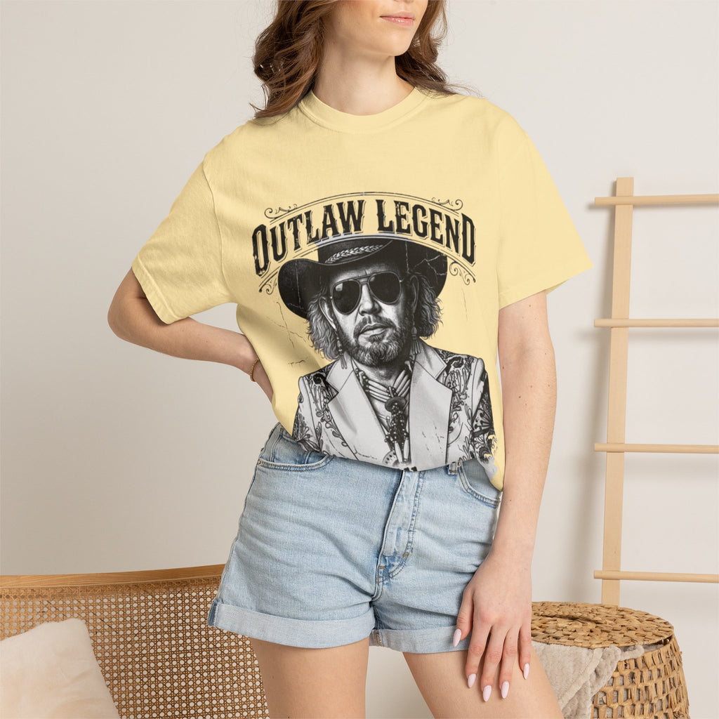 Outlaw Legend Tribute T-Shirt — David Allan Coe Memorial Graphic Tee