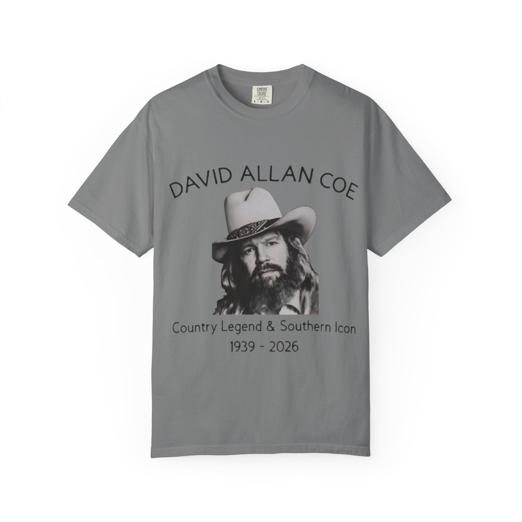 David Allan Coe Tribute T-Shirt – Country Legend Memorial