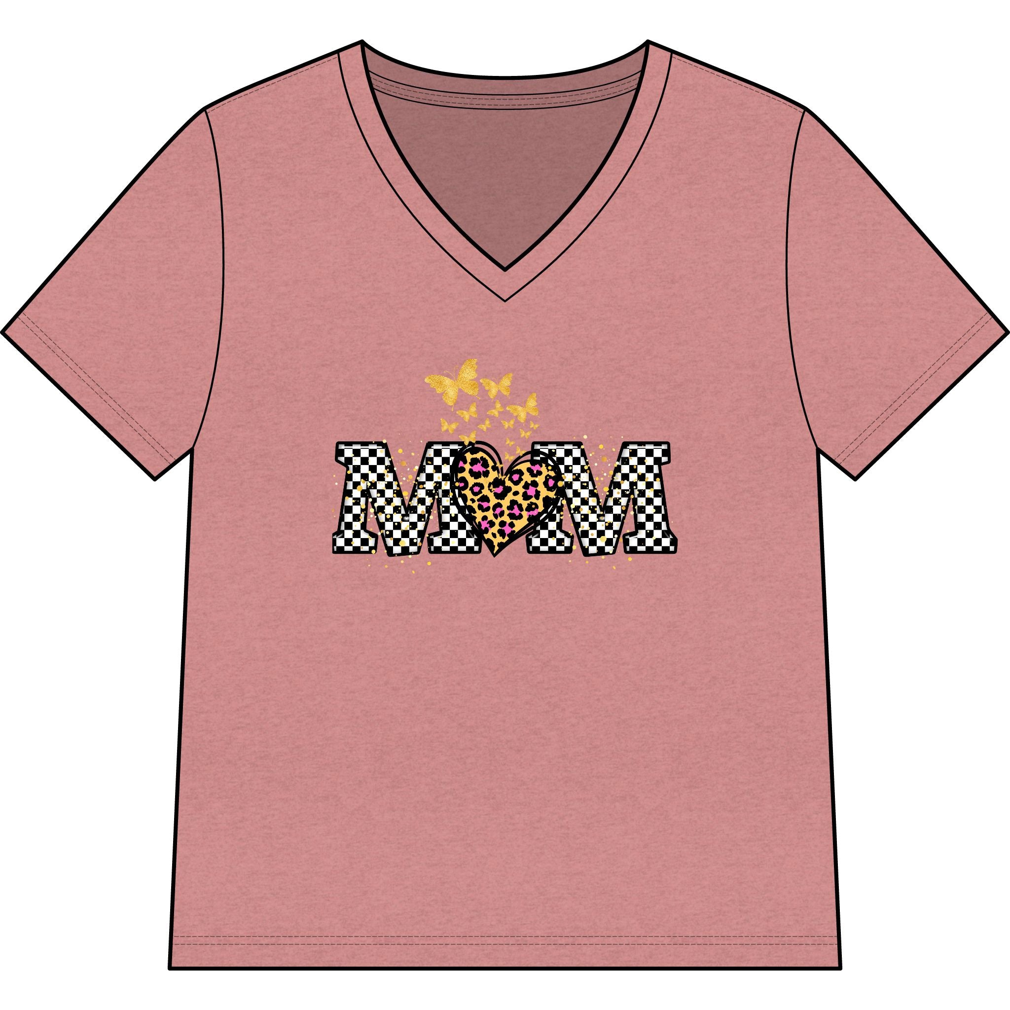 Relaxed Mom V-Neck Tee