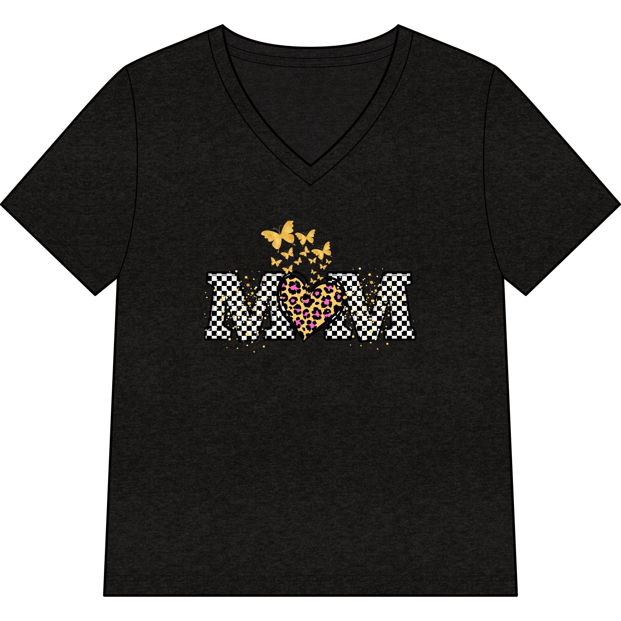 Relaxed Mom V-Neck Tee