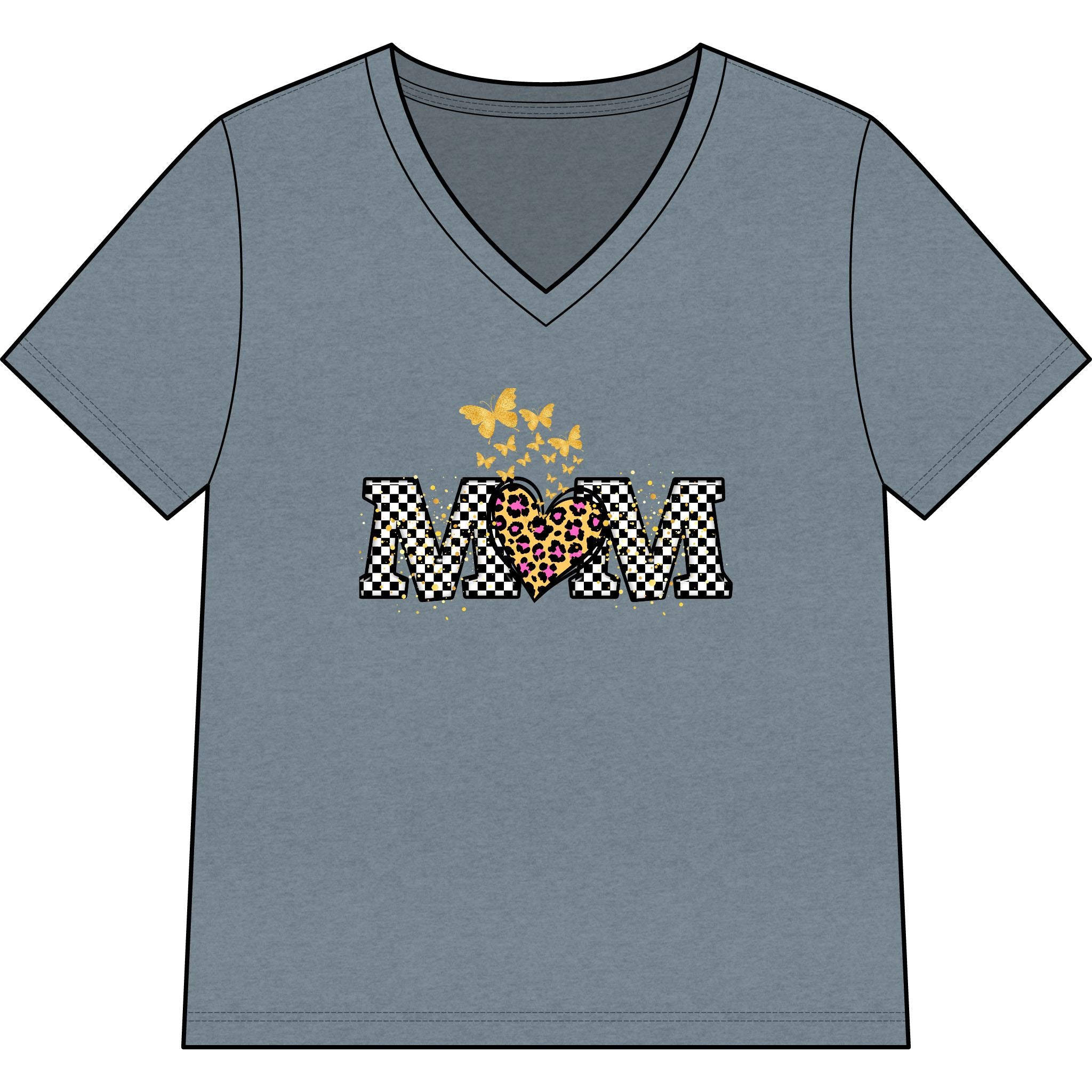 Relaxed Mom V-Neck Tee