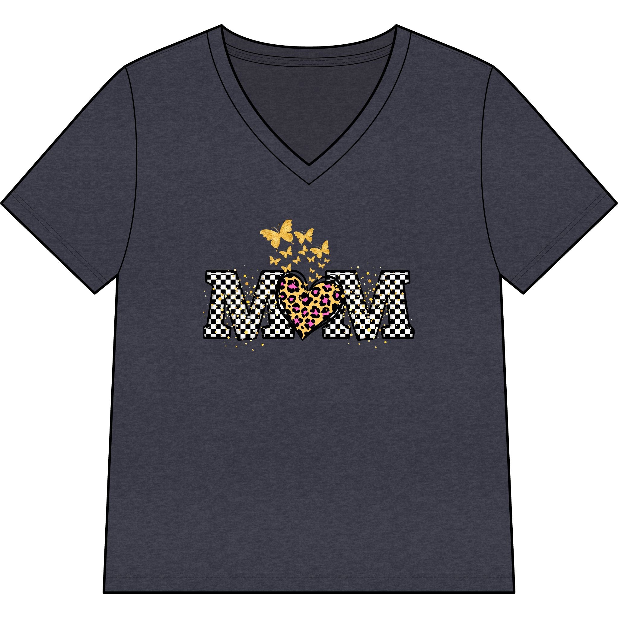 Relaxed Mom V-Neck Tee