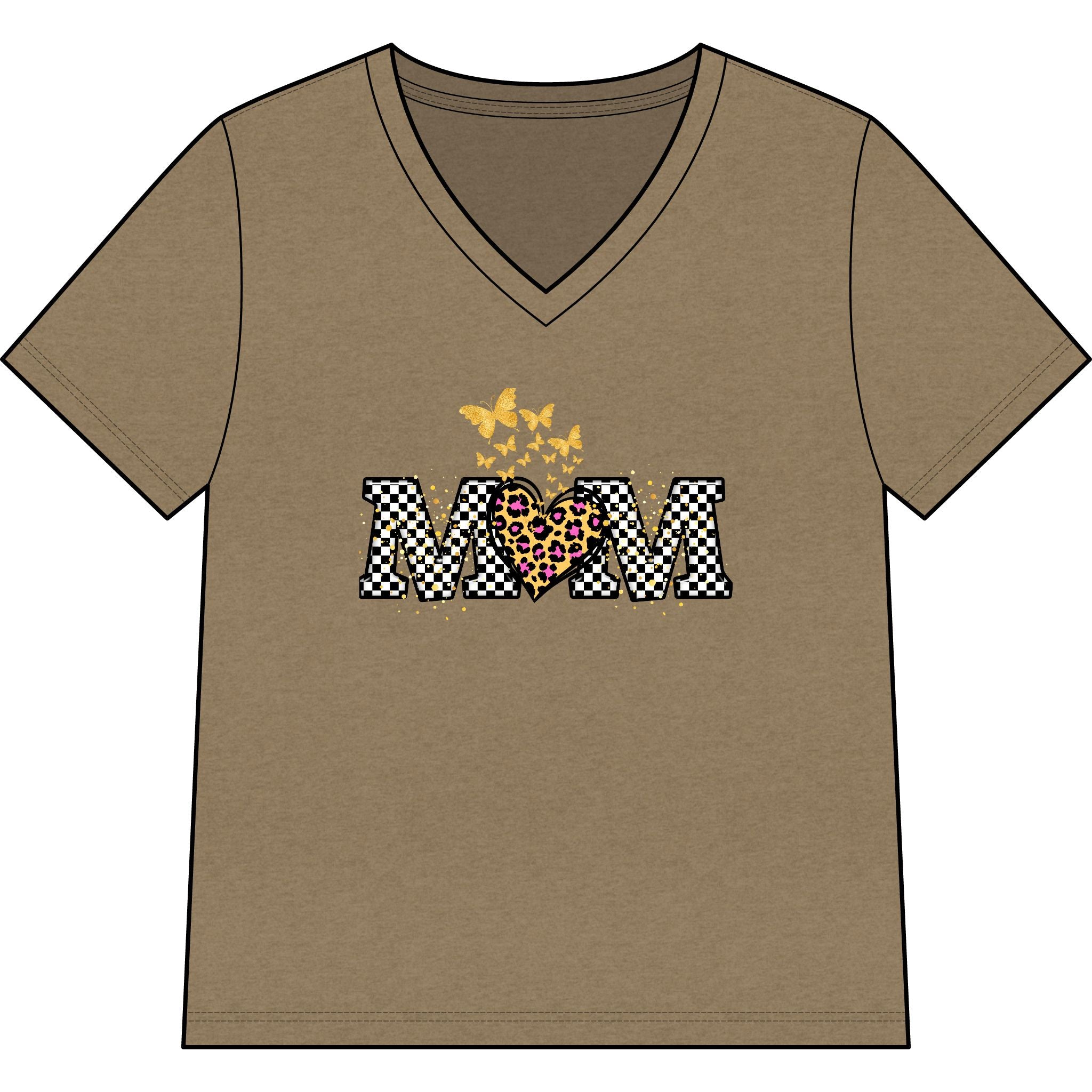 Relaxed Mom V-Neck Tee