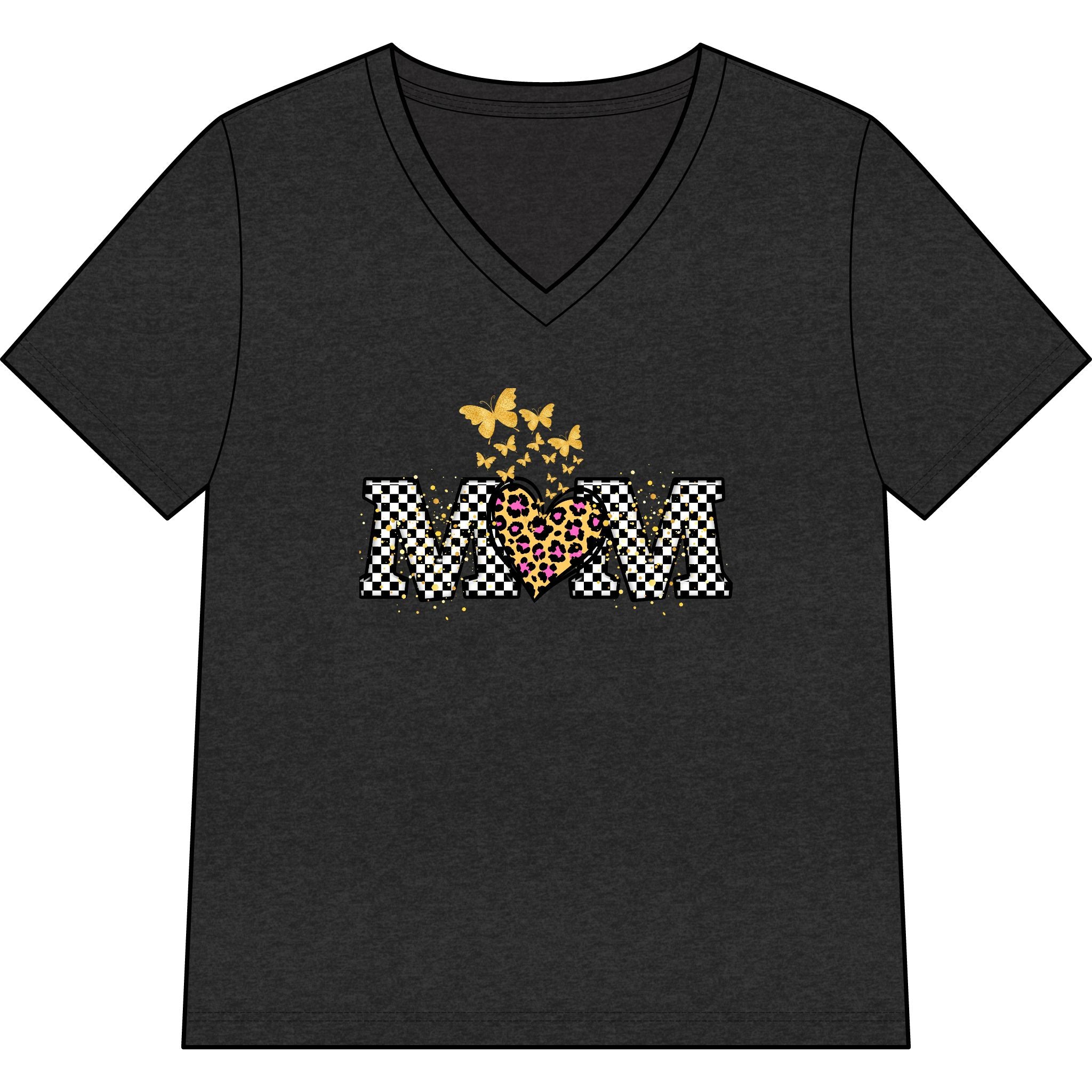 Relaxed Mom V-Neck Tee