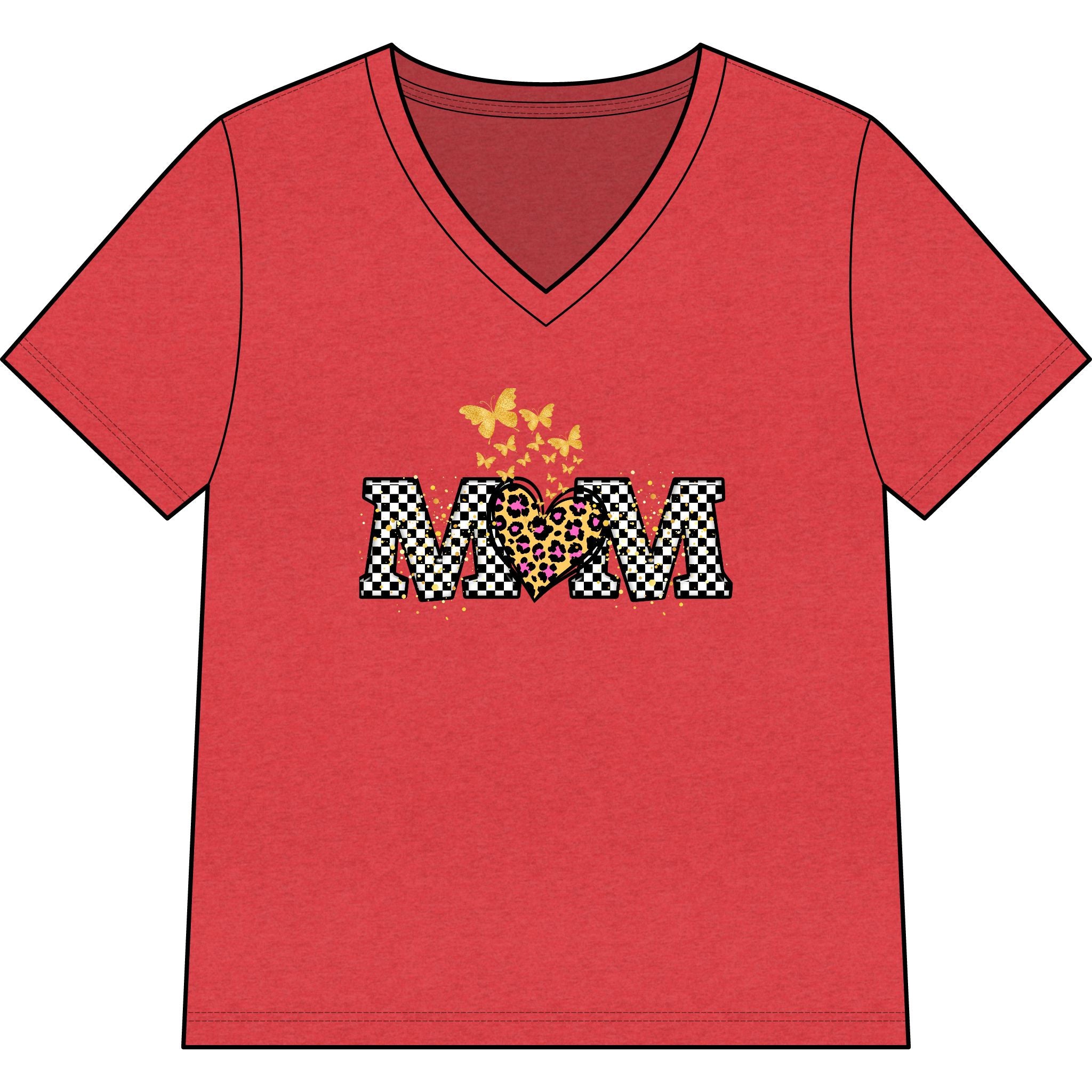 Relaxed Mom V-Neck Tee