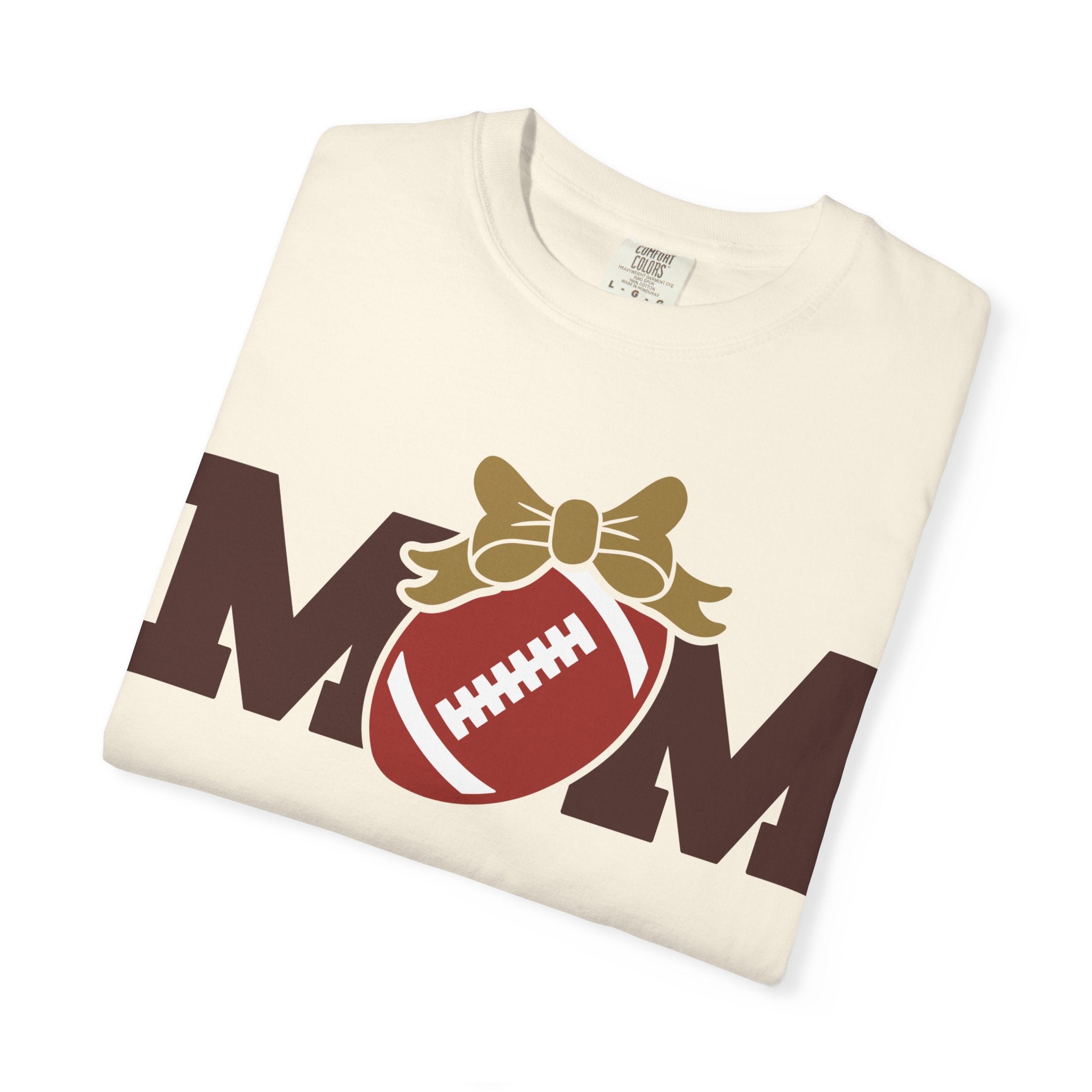 Garment-Dyed Football Mom Tee