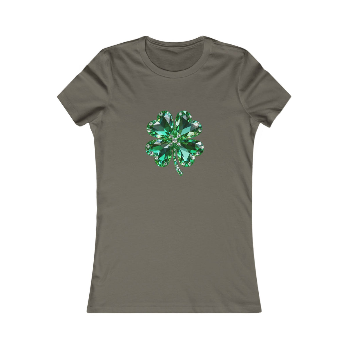 Women's T‑Shirt — Green Shamrock Clover Graphic St. Patrick's Day Tee