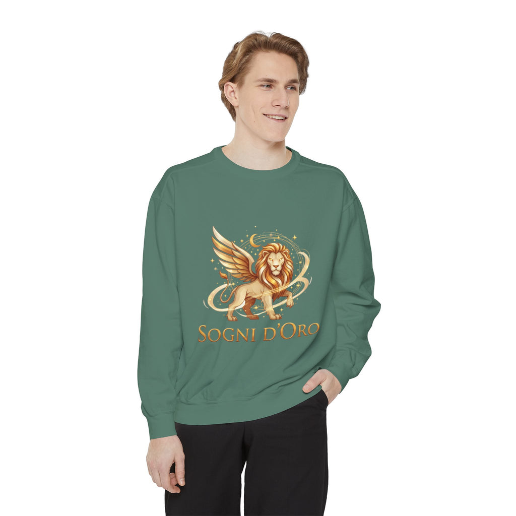 Garment-Dyed Lion Sweatshirt