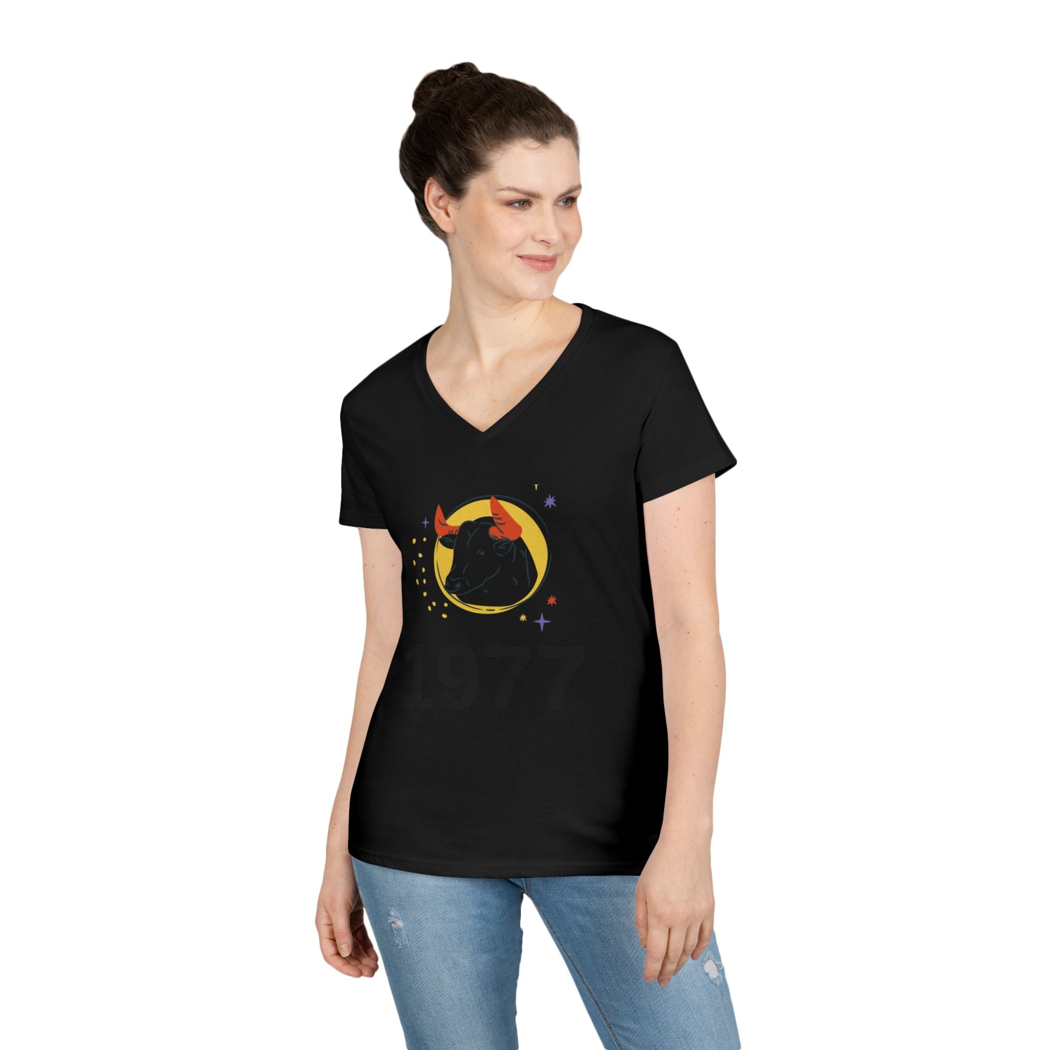 1977 Taurus Cotton V-Neck