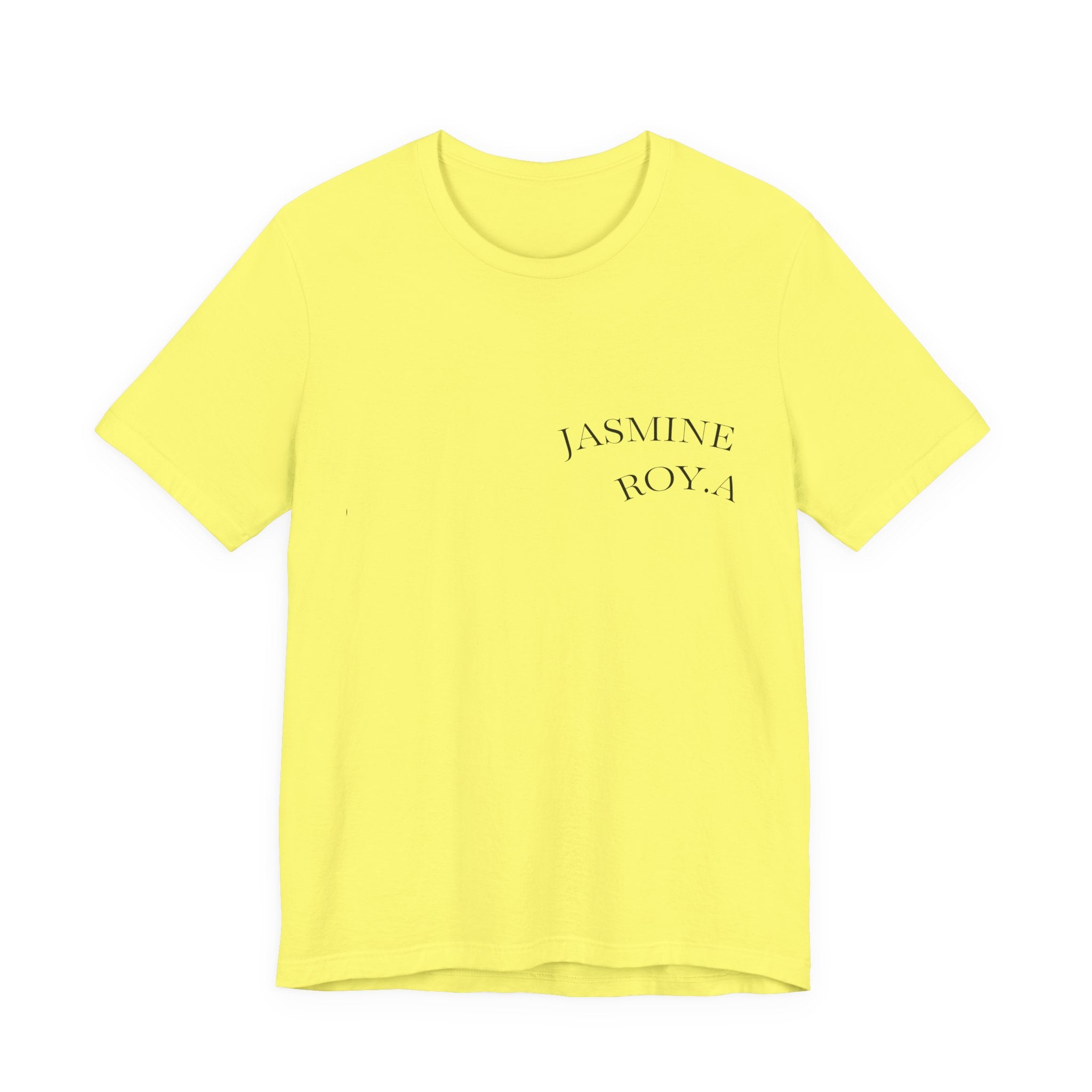 Breathable cotton tee - heather navy on model
