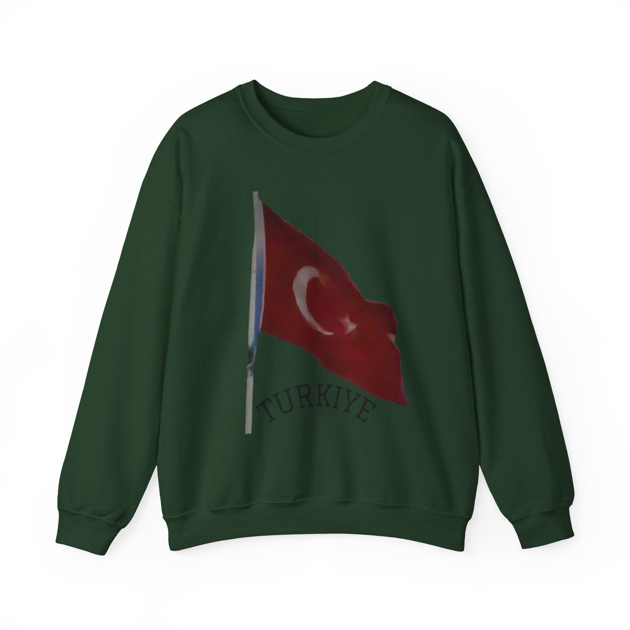 Türkiye Bayrağı Bisiklet Yaka Kazak — Türk Bayrağı Kazak