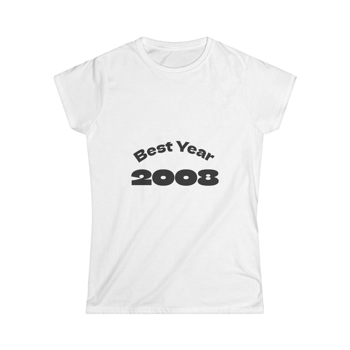 Best Year 2008 T-Shirt — Women's Retro Year Tee
