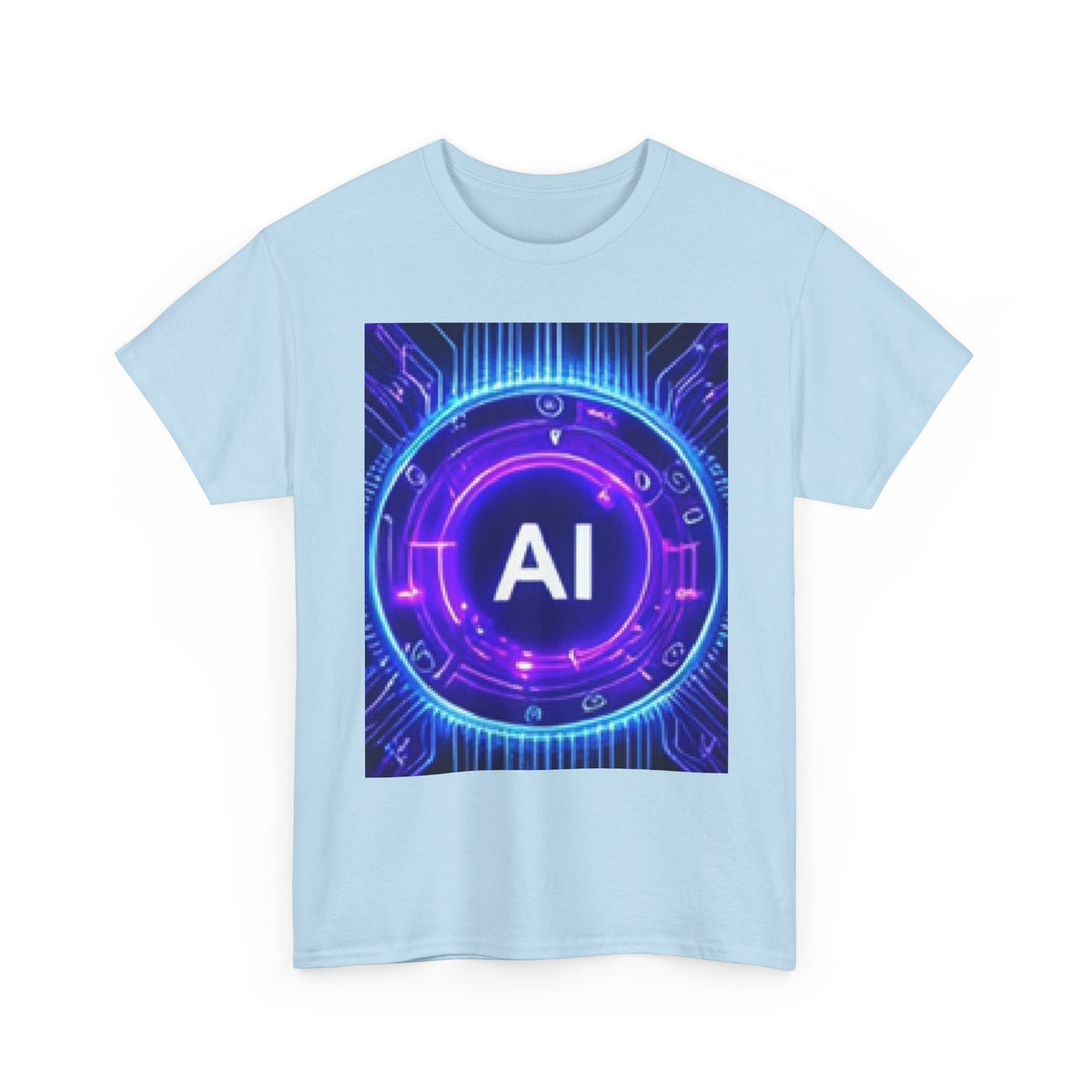 AI Circuit Tee — Futuristic Tech Graphic T-Shirt