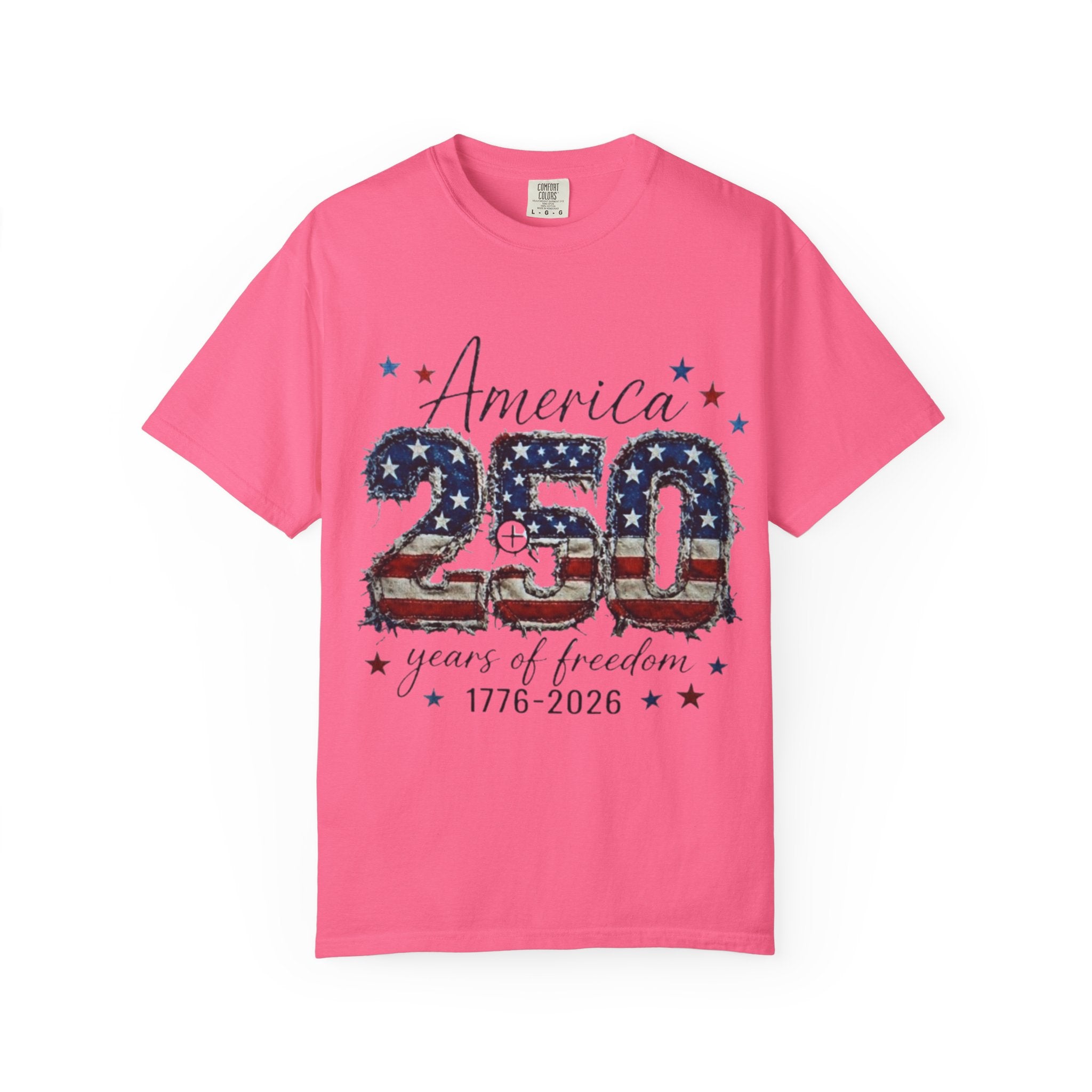 America 250 T-Shirt — 1776–2026 Stars & Stripes Patriotic Tee