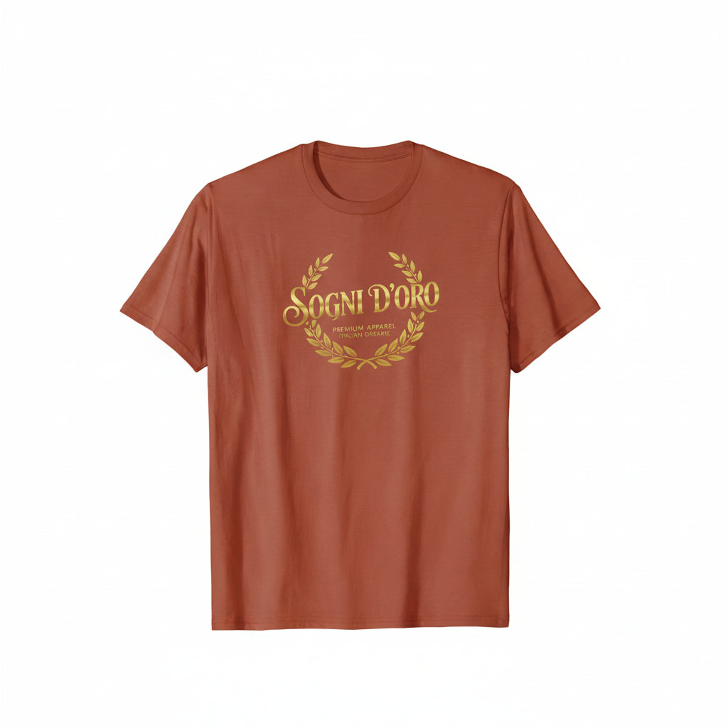 Golden Dreams Hoodie Back View - Premium Italian Design | SOGNI D'ORO
