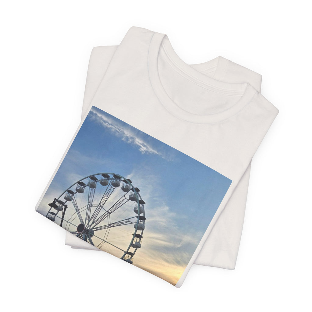 Ferris Wheel Sunset T-Shirt — Carnival Photo Tee
