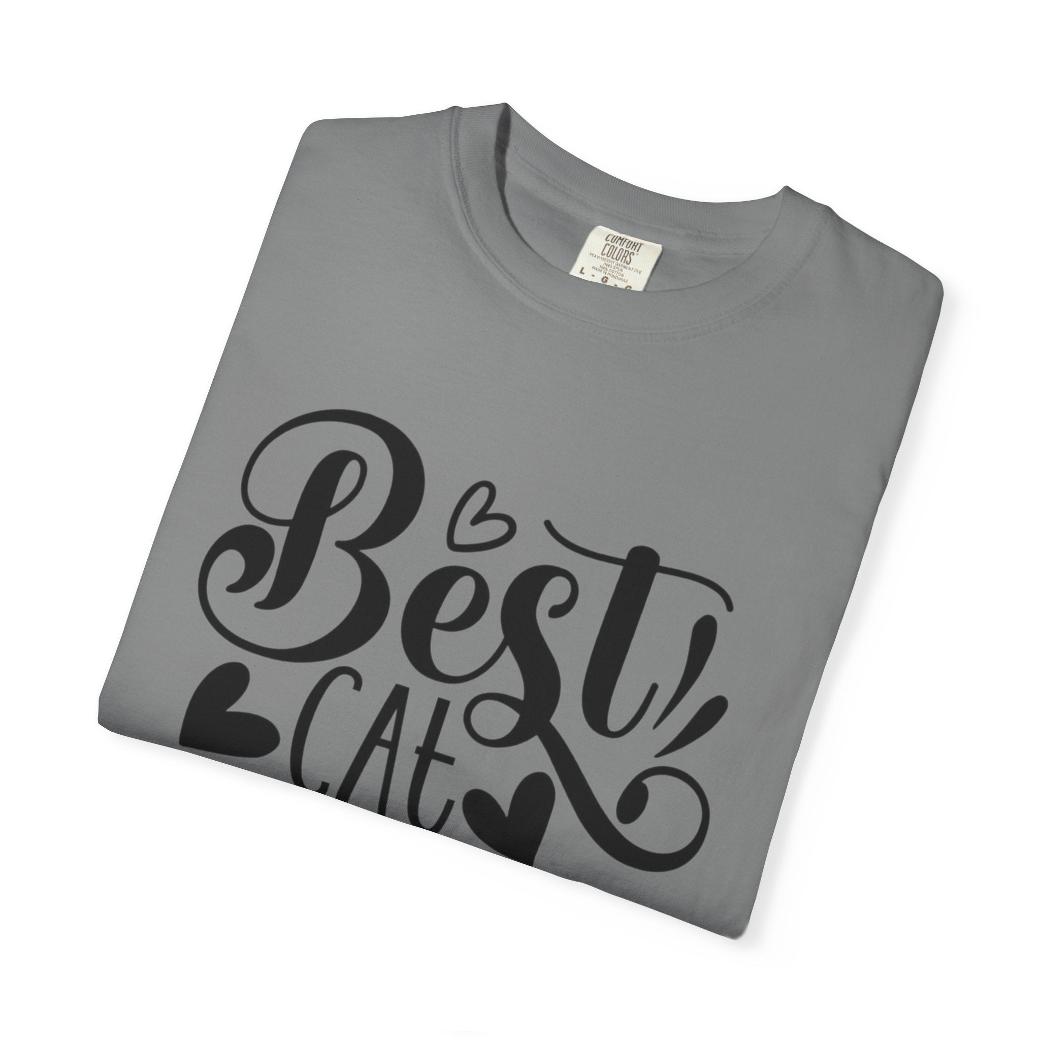 Garment-Dyed Cat Mom Tee