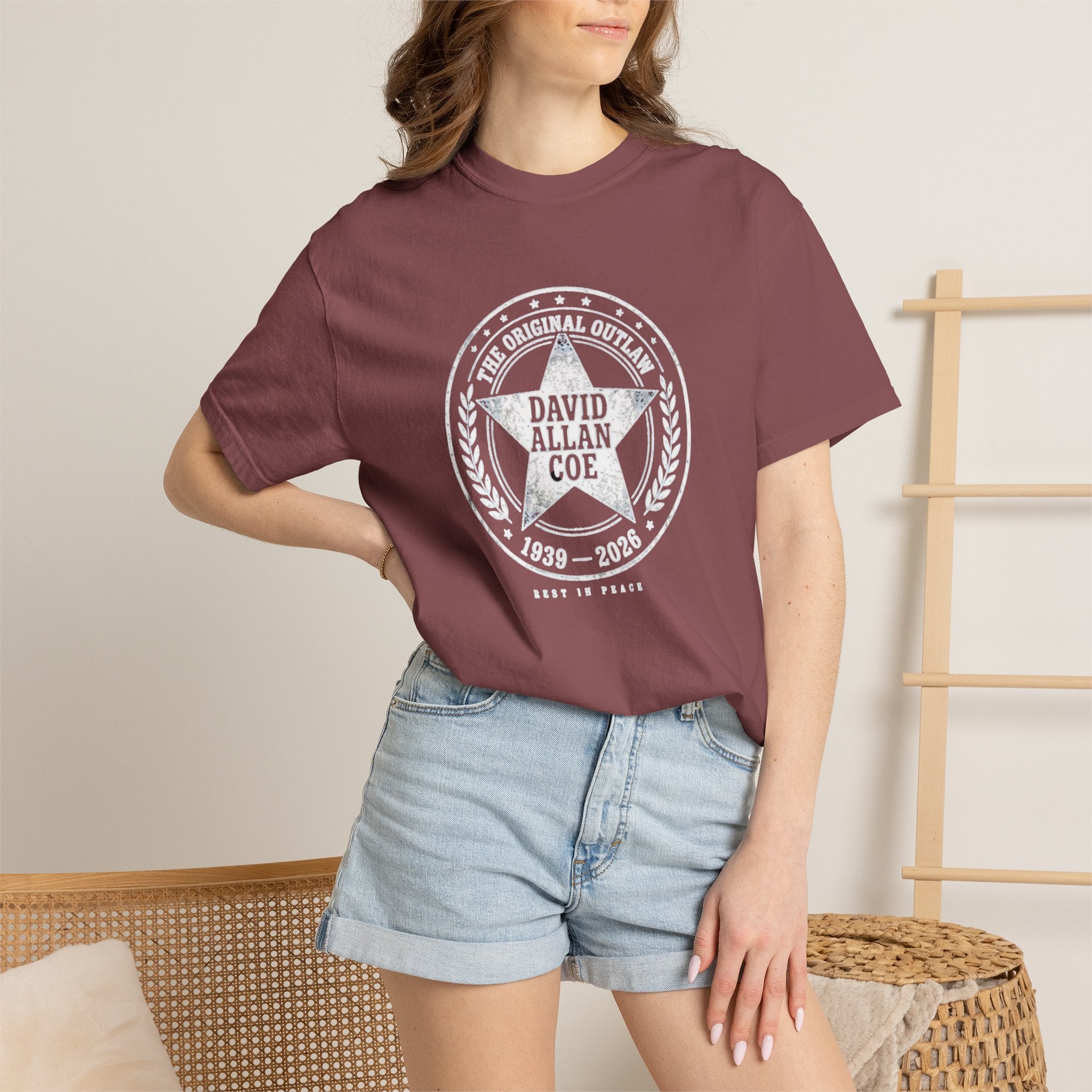 Distressed Star Seal T-Shirt — Vintage Americana Graphic Tee