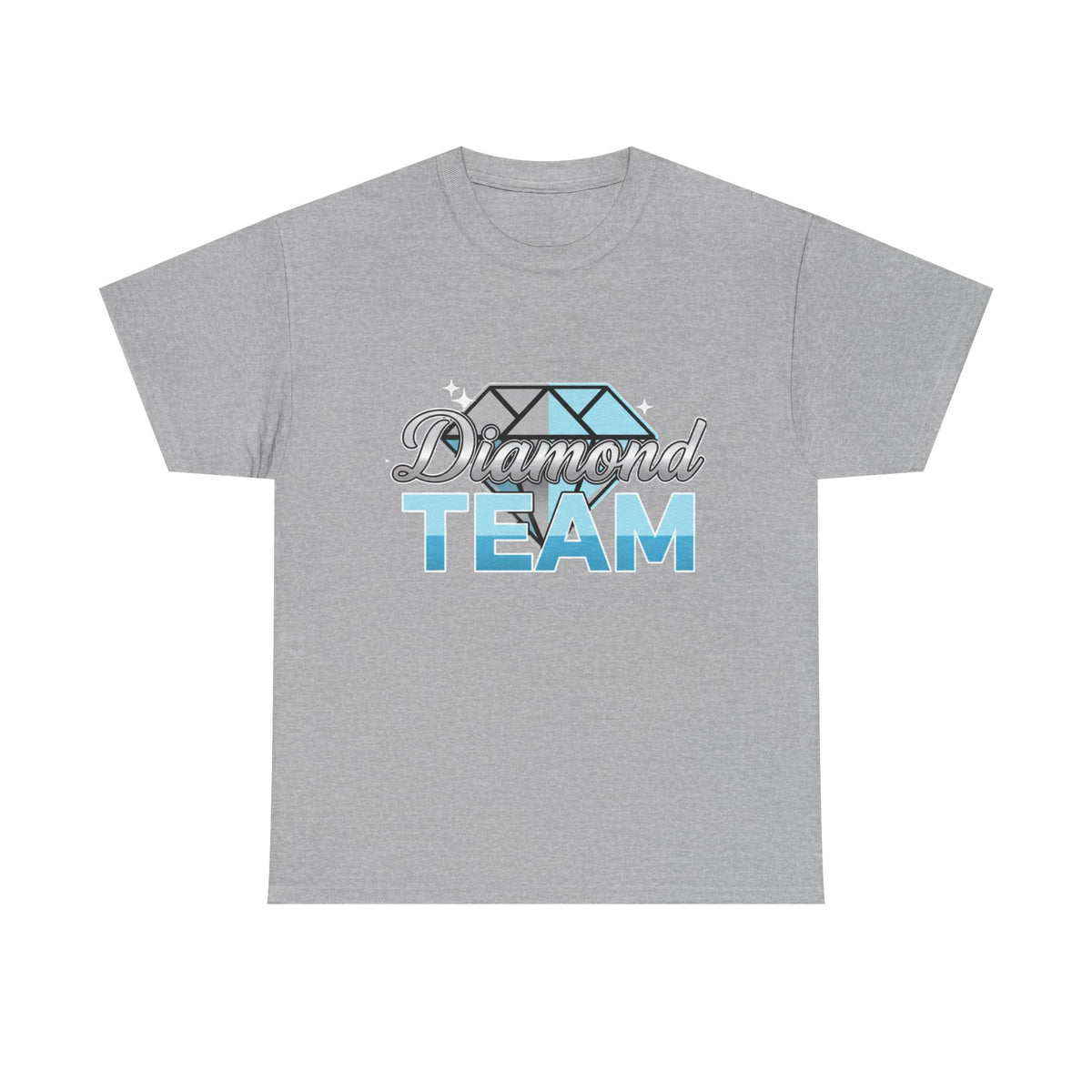 Diamond Team T-Shirt — Blue Gem Graphic Tee