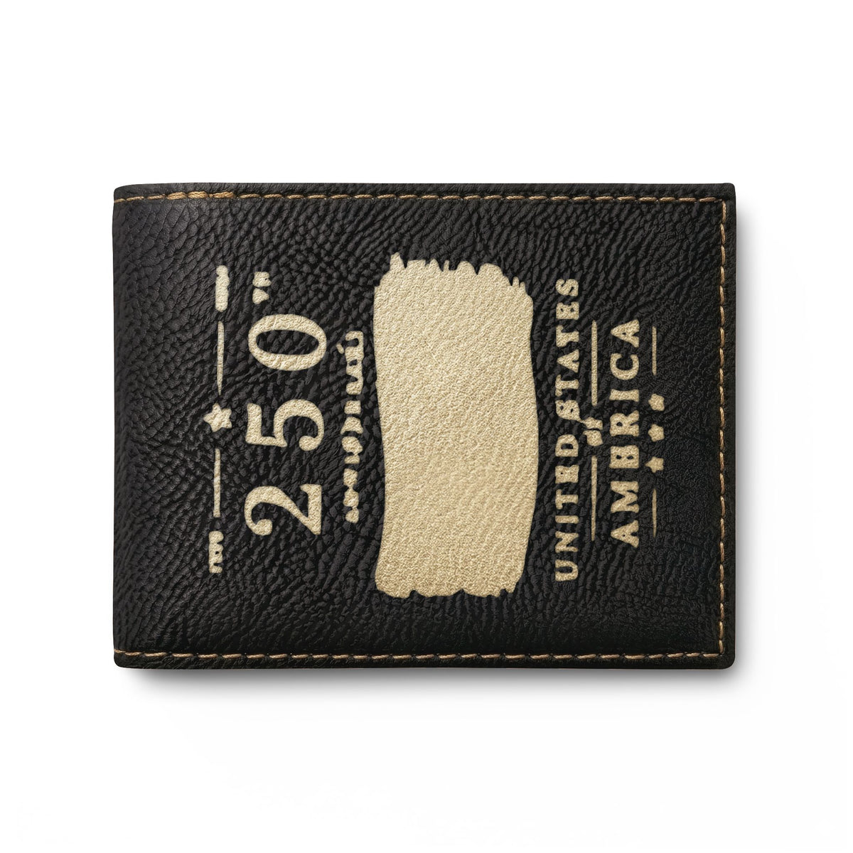 Vintage Stamp Bi-Fold Wallet