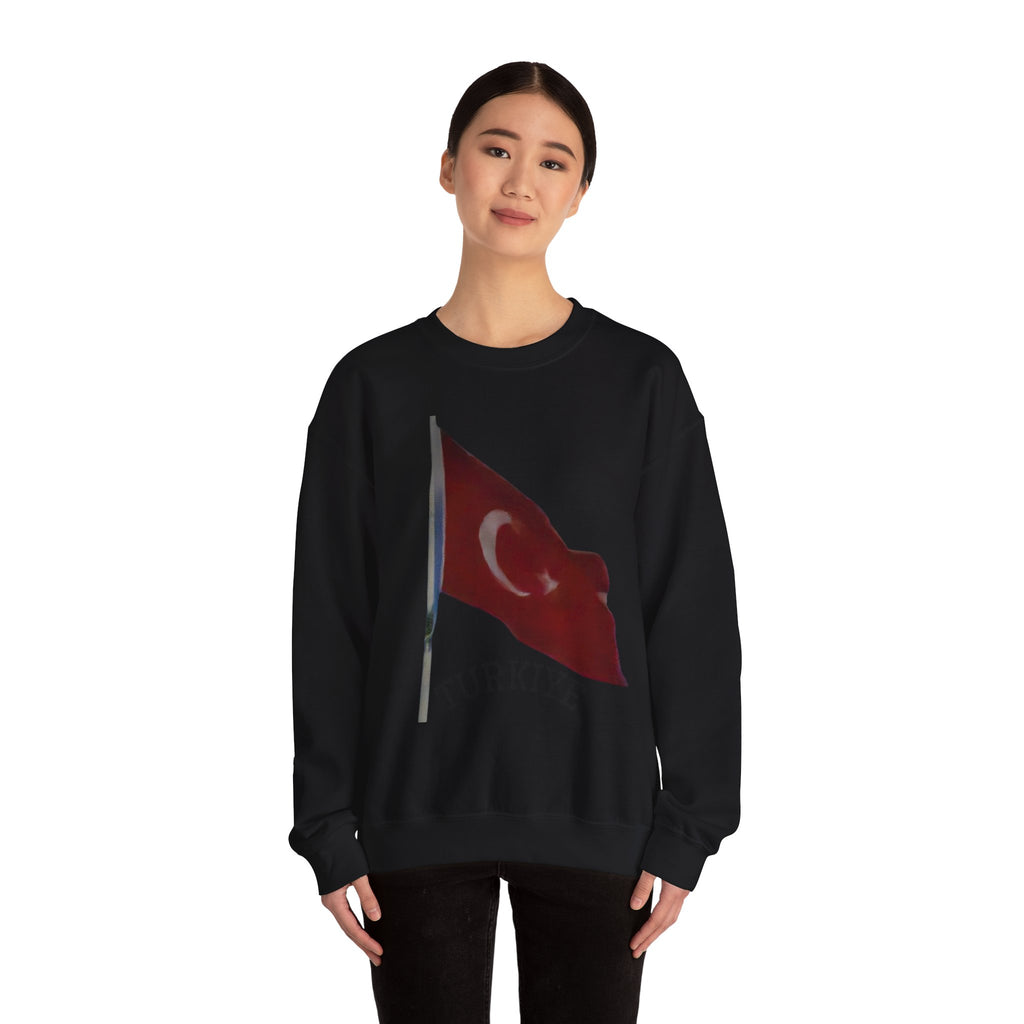 Turkish Flag Fleece Crewneck