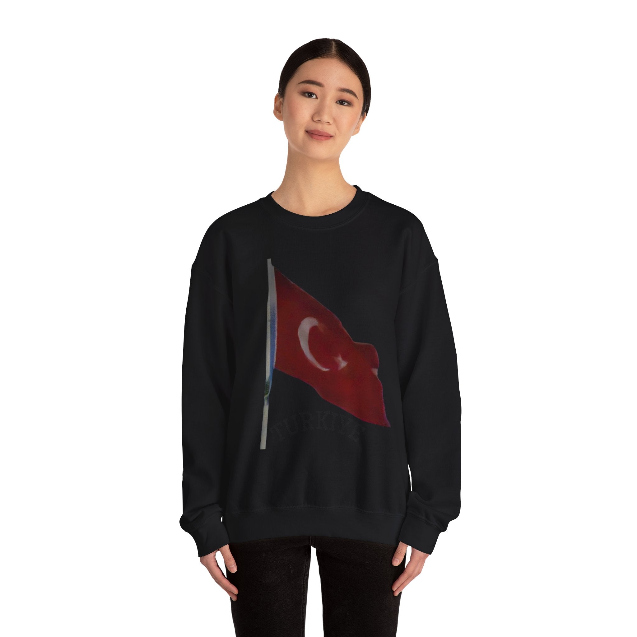 Turkish Flag Fleece Crewneck