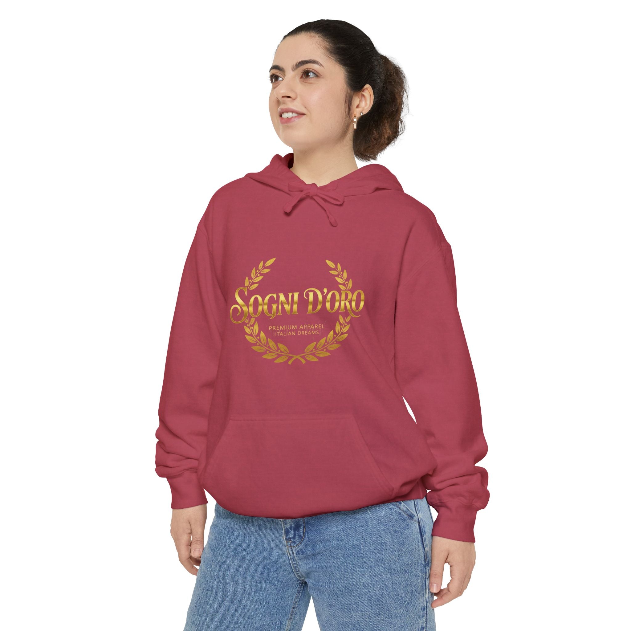 Garment-Dyed Fleece Hoodie