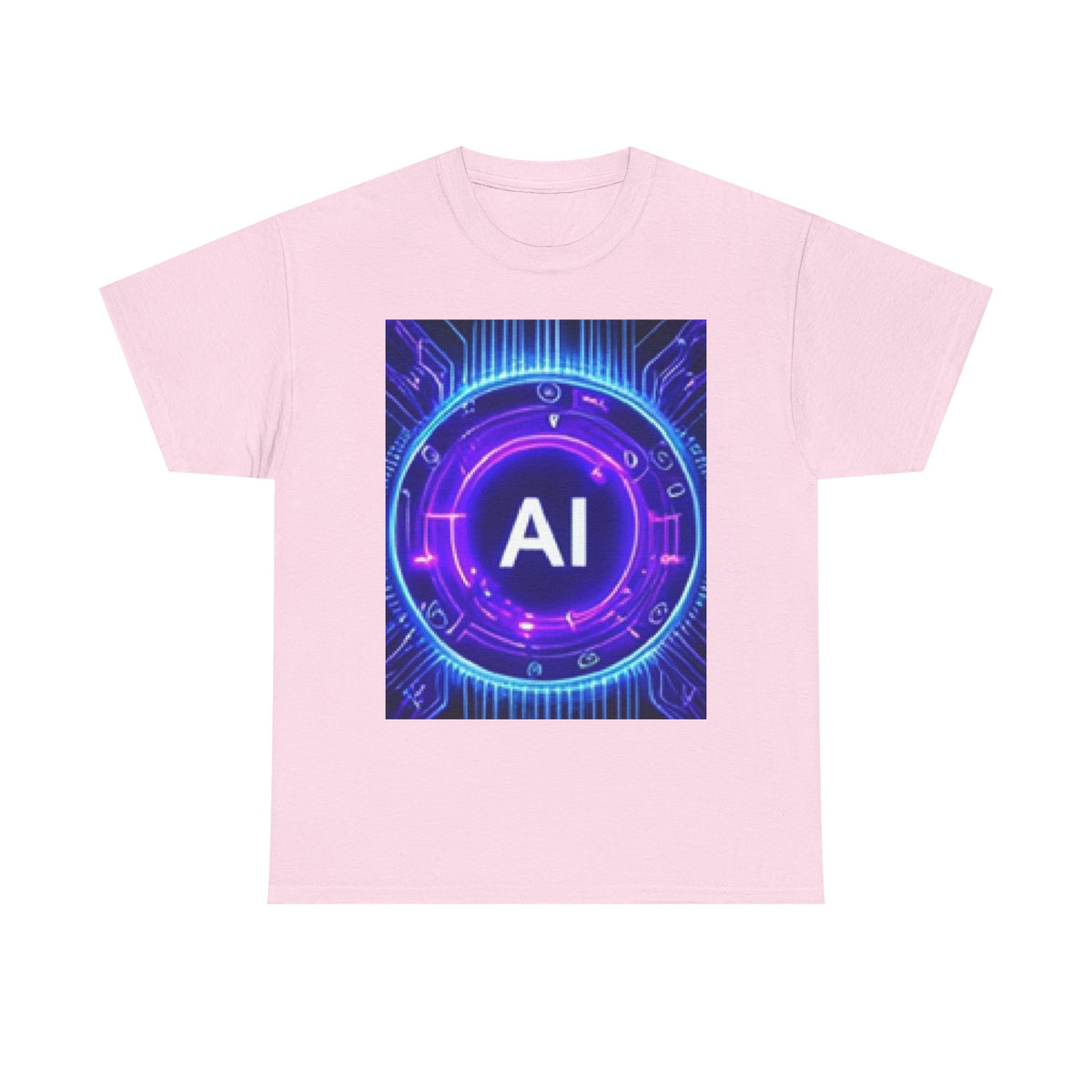 AI Circuit Tee — Futuristic Tech Graphic T-Shirt