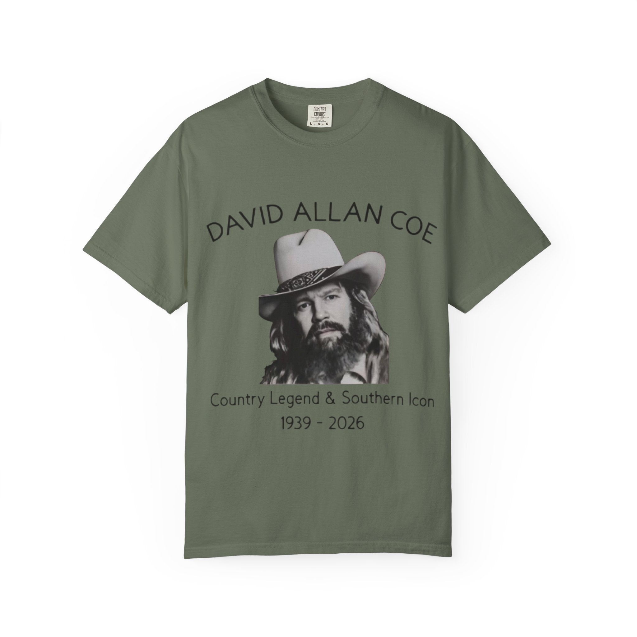 David Allan Coe Tribute T-Shirt – Vintage Cotton Memorial Tee