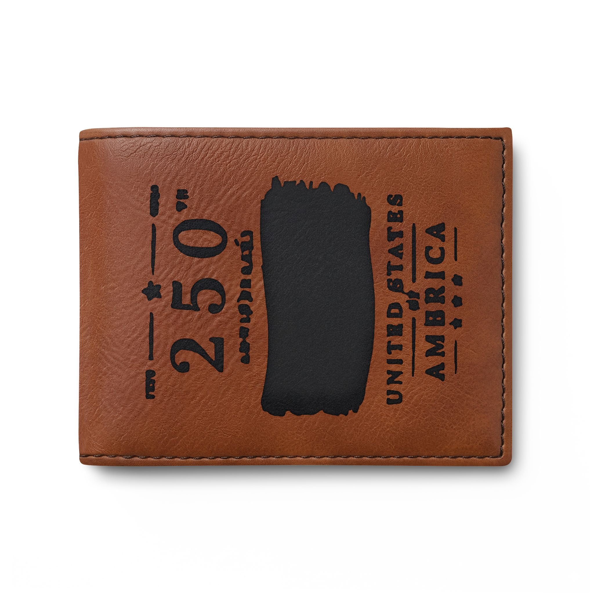 Vintage Stamp Bi-Fold Wallet