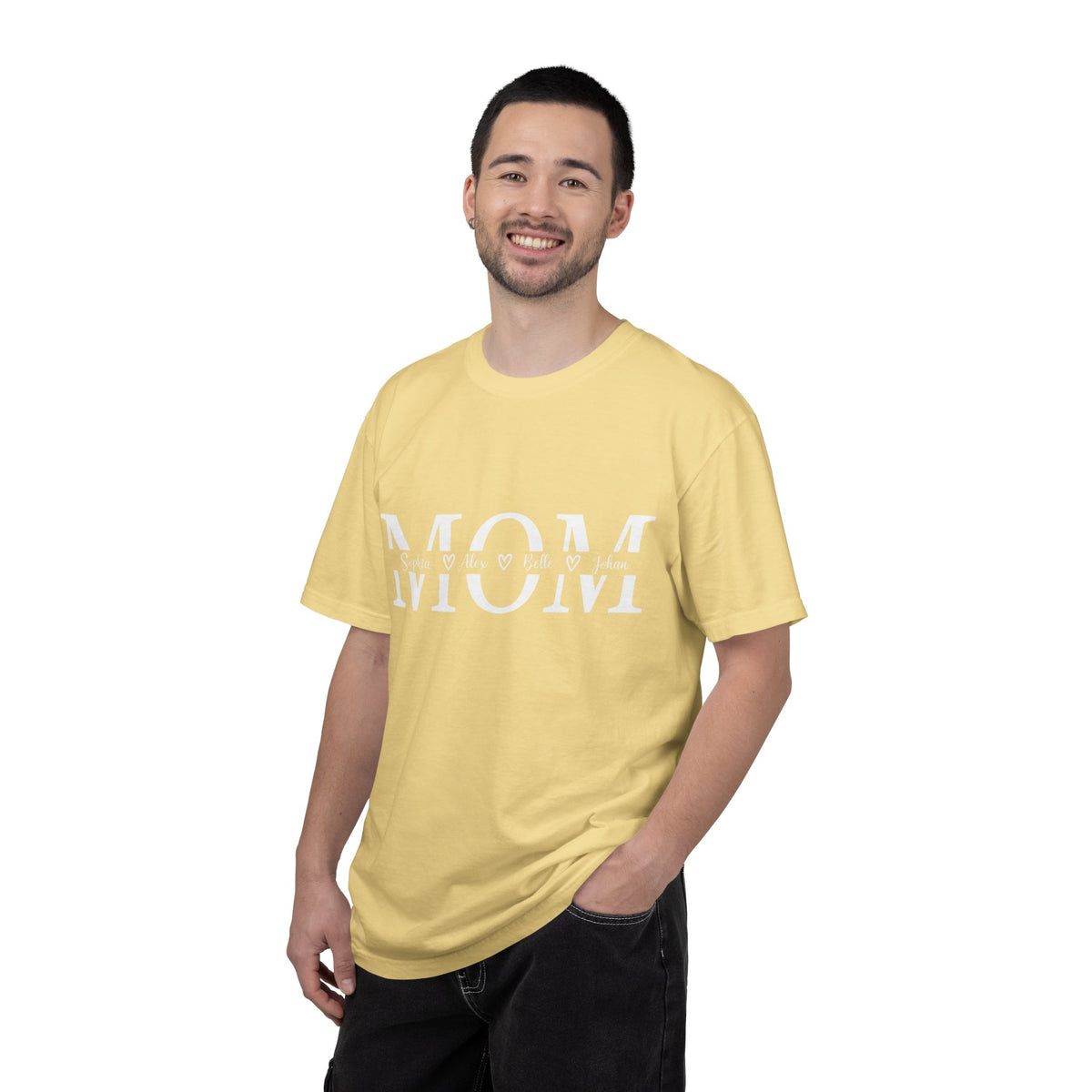 Classic White Garment-Dyed T-Shirt
