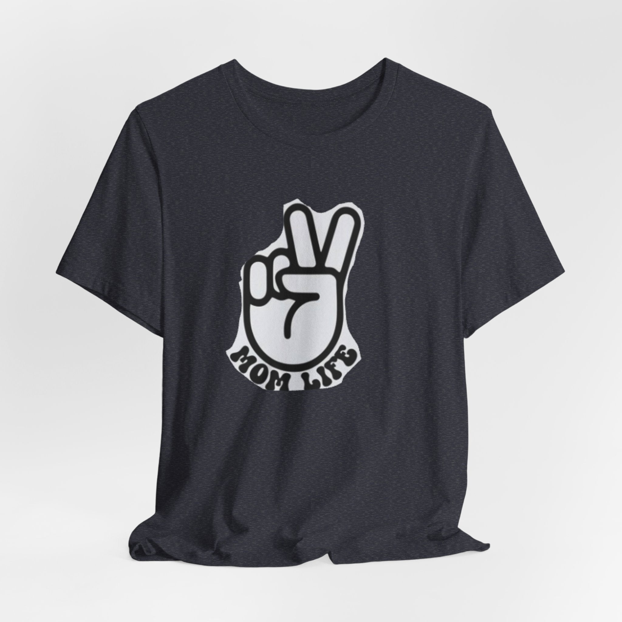 Mom Life Peace Sign T-Shirt