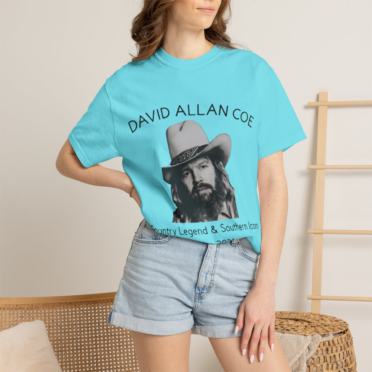 David Allan Coe Tribute T-Shirt — Country Legend Memorial Tee (1939–2026)