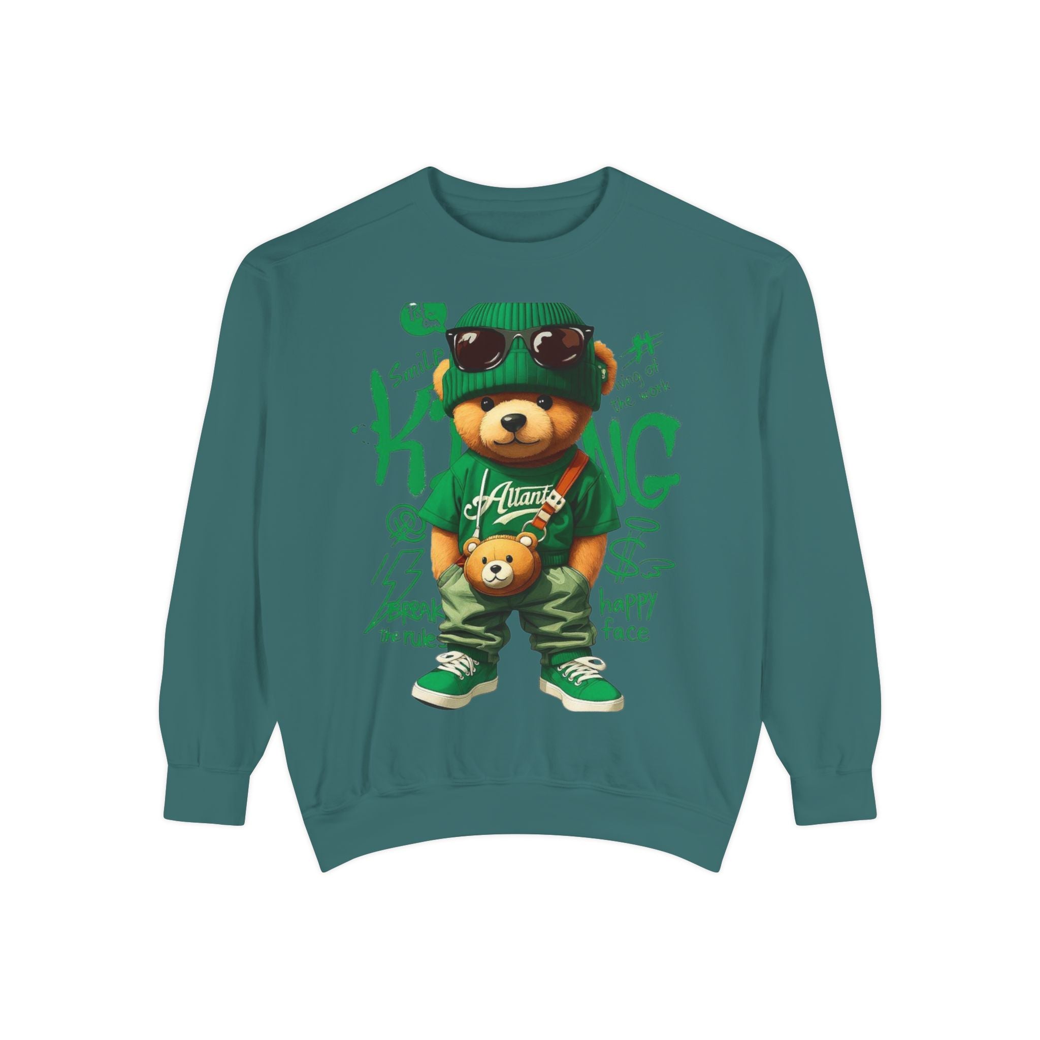 Bear Graphic Cotton Sweatshirt