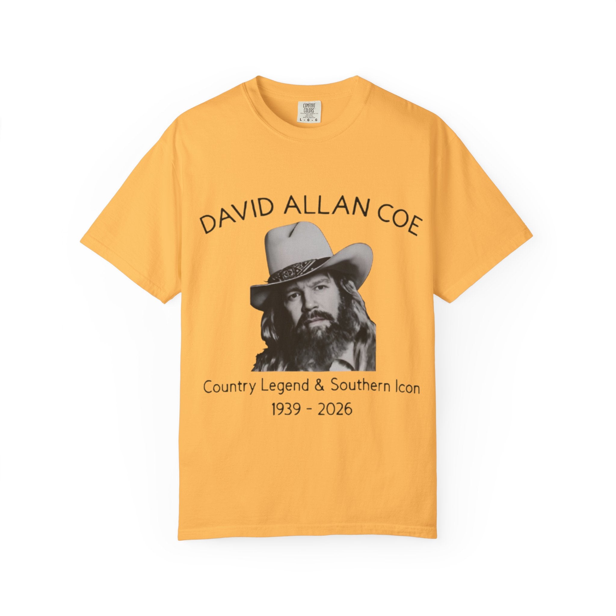 David Allan Coe Tribute T-Shirt – Vintage Cotton Memorial Tee