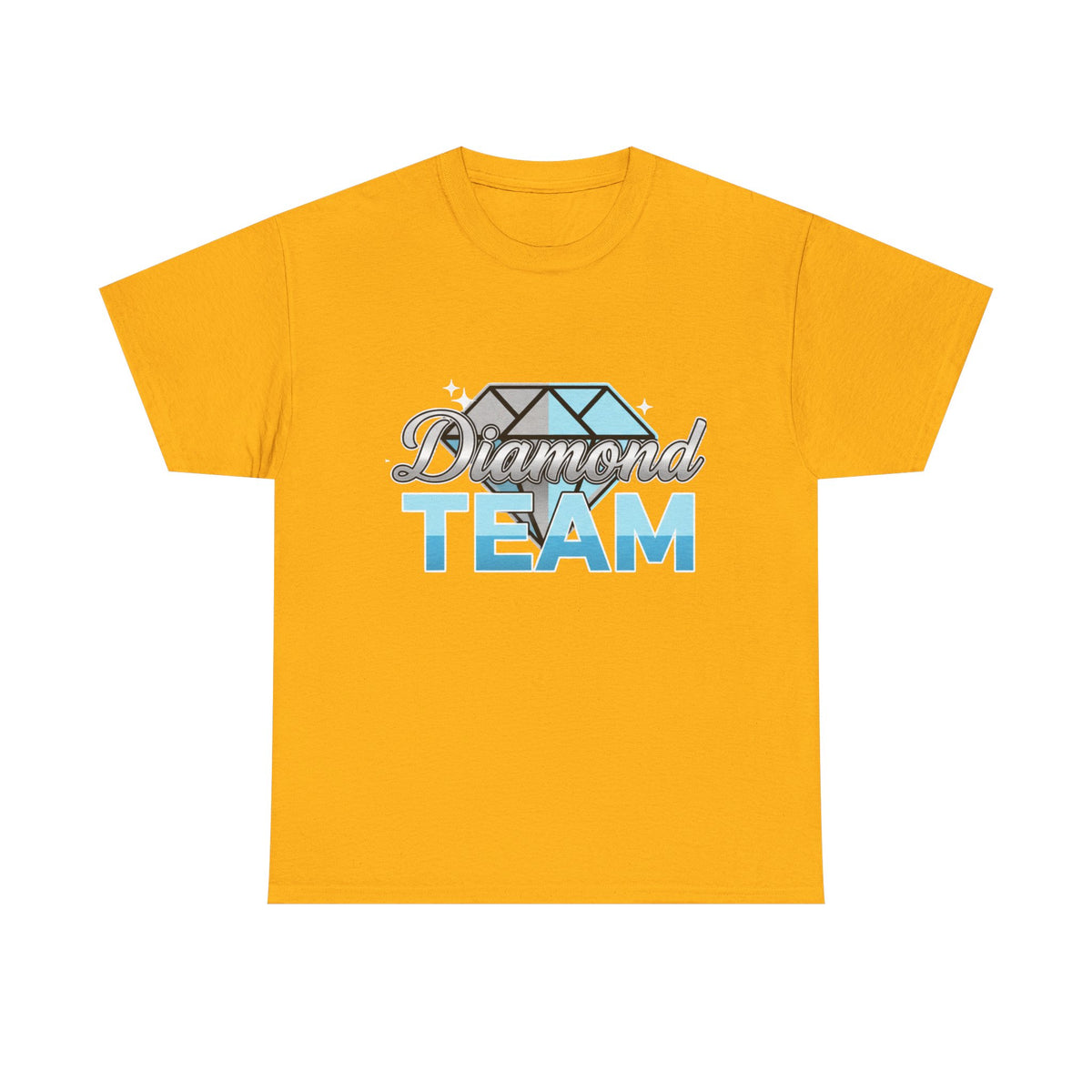 Diamond Team T-Shirt — Blue Gem Graphic Tee