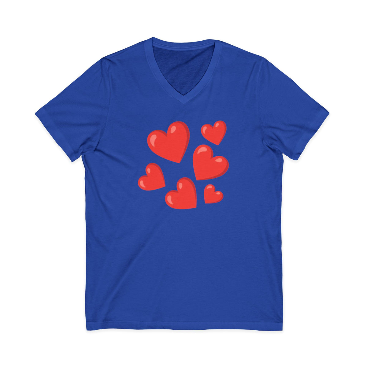 Unisex Jersey Short Sleeve V-Neck Tee