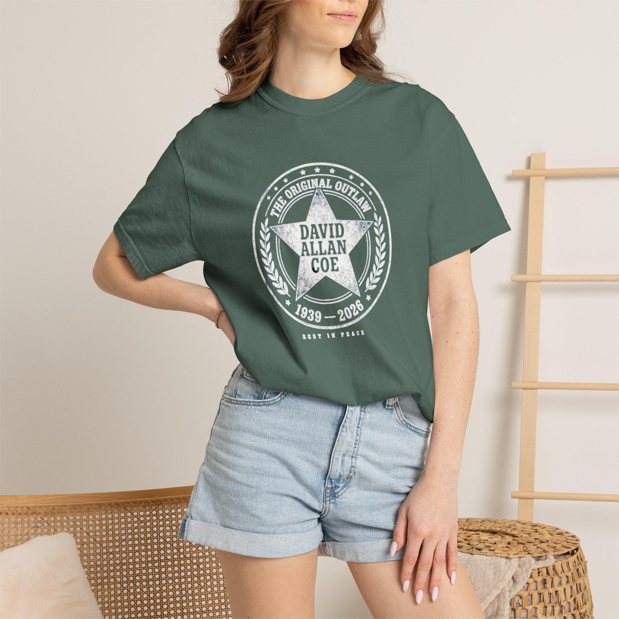 Distressed Star Seal T-Shirt — Vintage Americana Graphic Tee