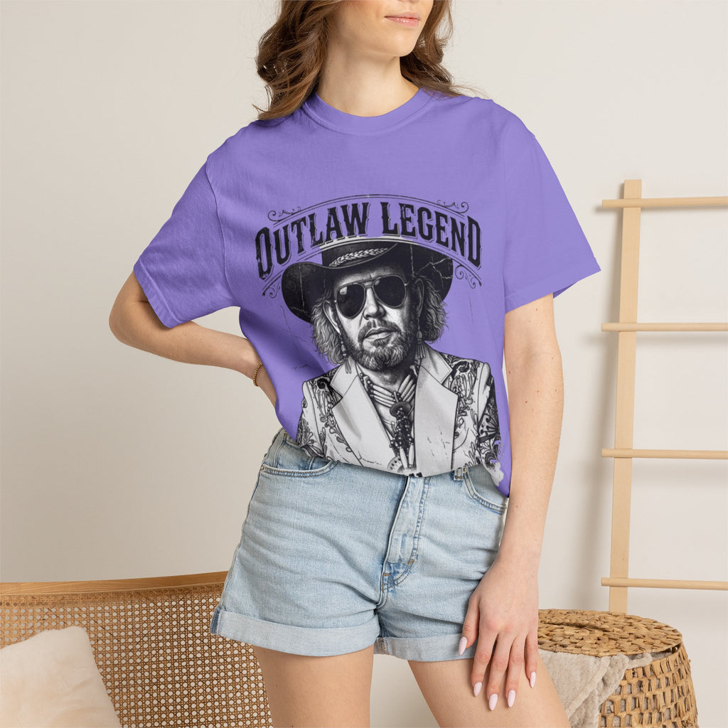 Outlaw Legend Tribute T-Shirt — David Allan Coe Memorial Graphic Tee