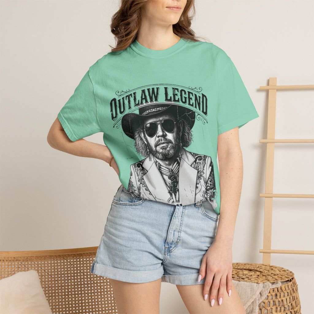 Outlaw Legend Tribute T-Shirt — David Allan Coe Memorial Graphic Tee