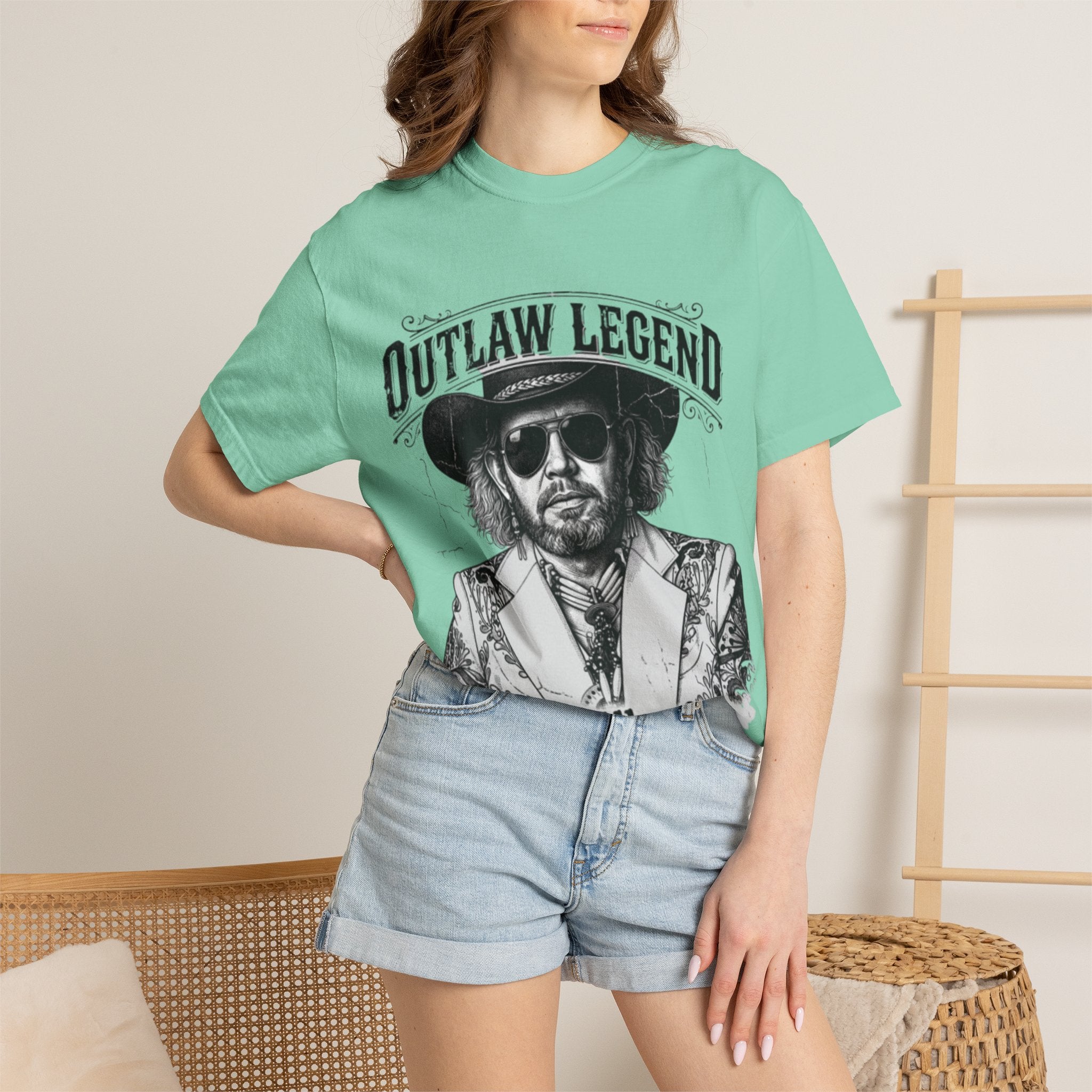 Outlaw Legend Tribute T-Shirt — David Allan Coe Memorial Graphic Tee