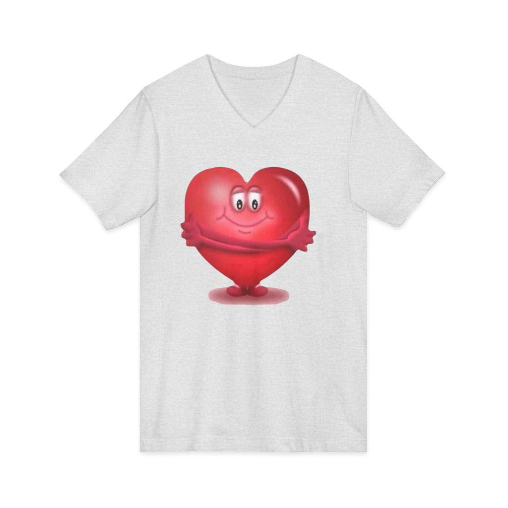 Unisex Jersey Short Sleeve V-Neck Tee